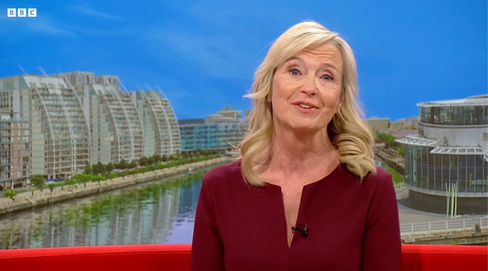 Who is Carol Kirkwood as the presenter walks away from the BBC after 25 years