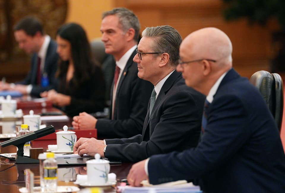 Sir Keir Starmer visit to China