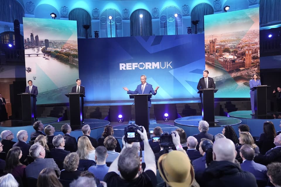 Reform UK press conference