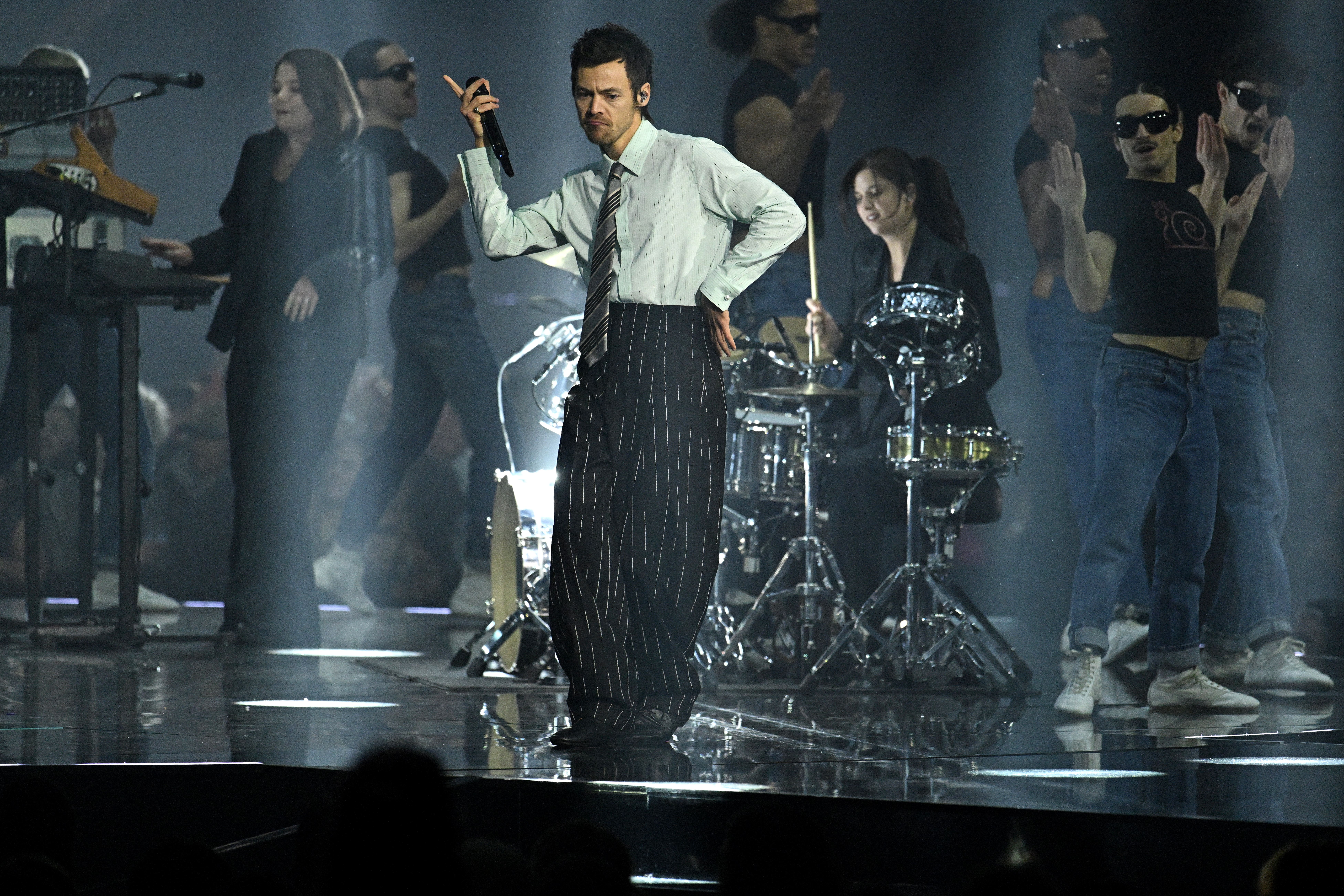 Harry Styles, Rosalia and Olivia Dean turn heads on Brit Awards red carpet