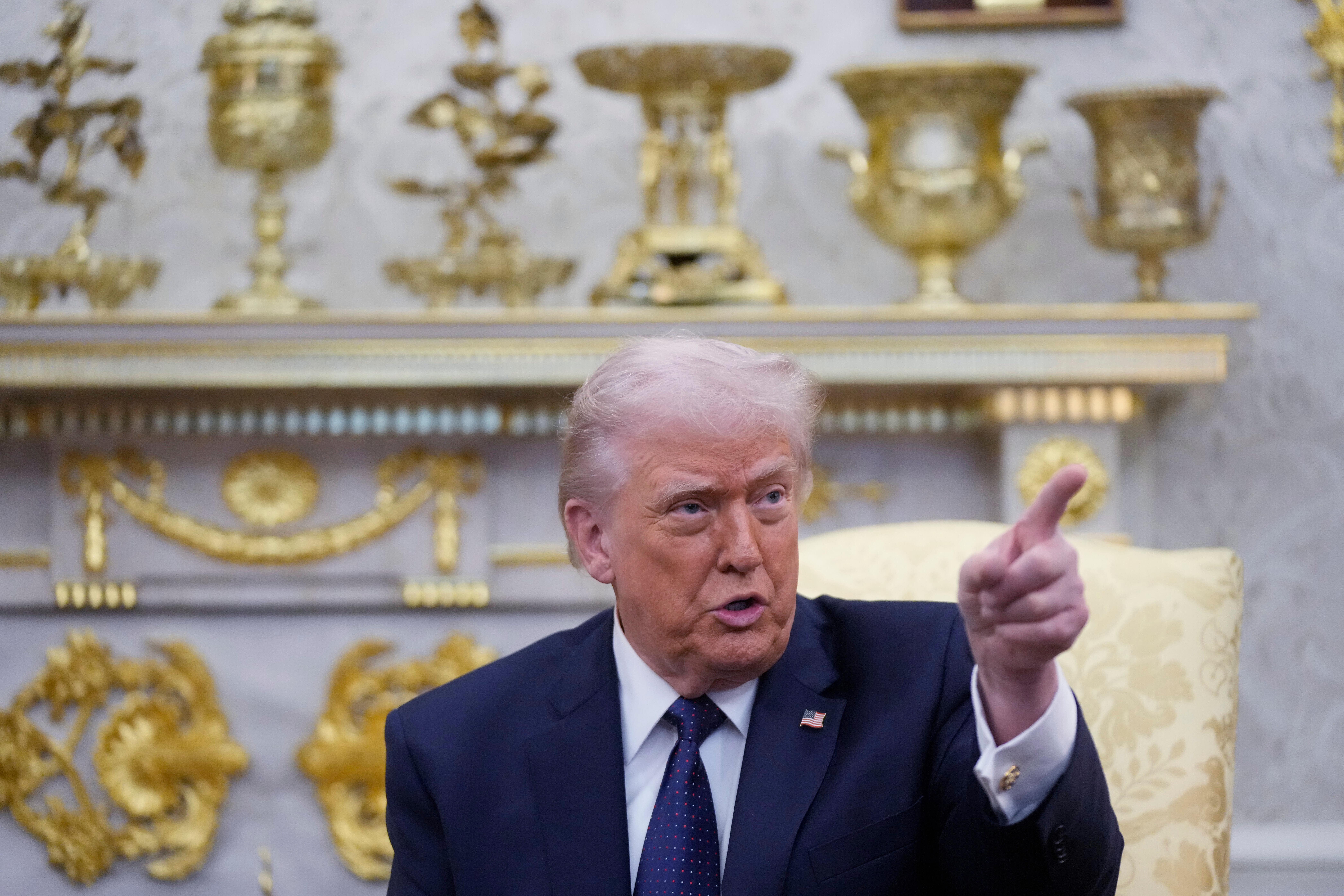 Trump ‘not happy’ with UK over Iran and says Starmer is ‘not Winston Churchill’