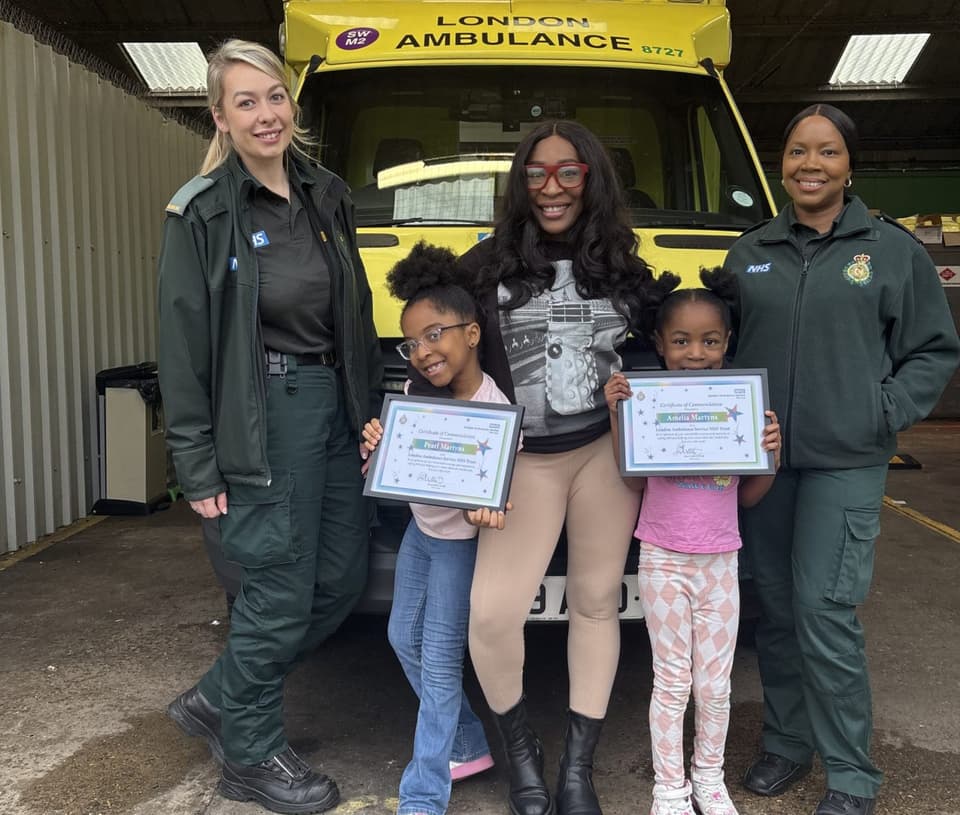 (Left to right): Charlotte Aisbitt, Pearl, Carole, Amelia and Gen Hinds