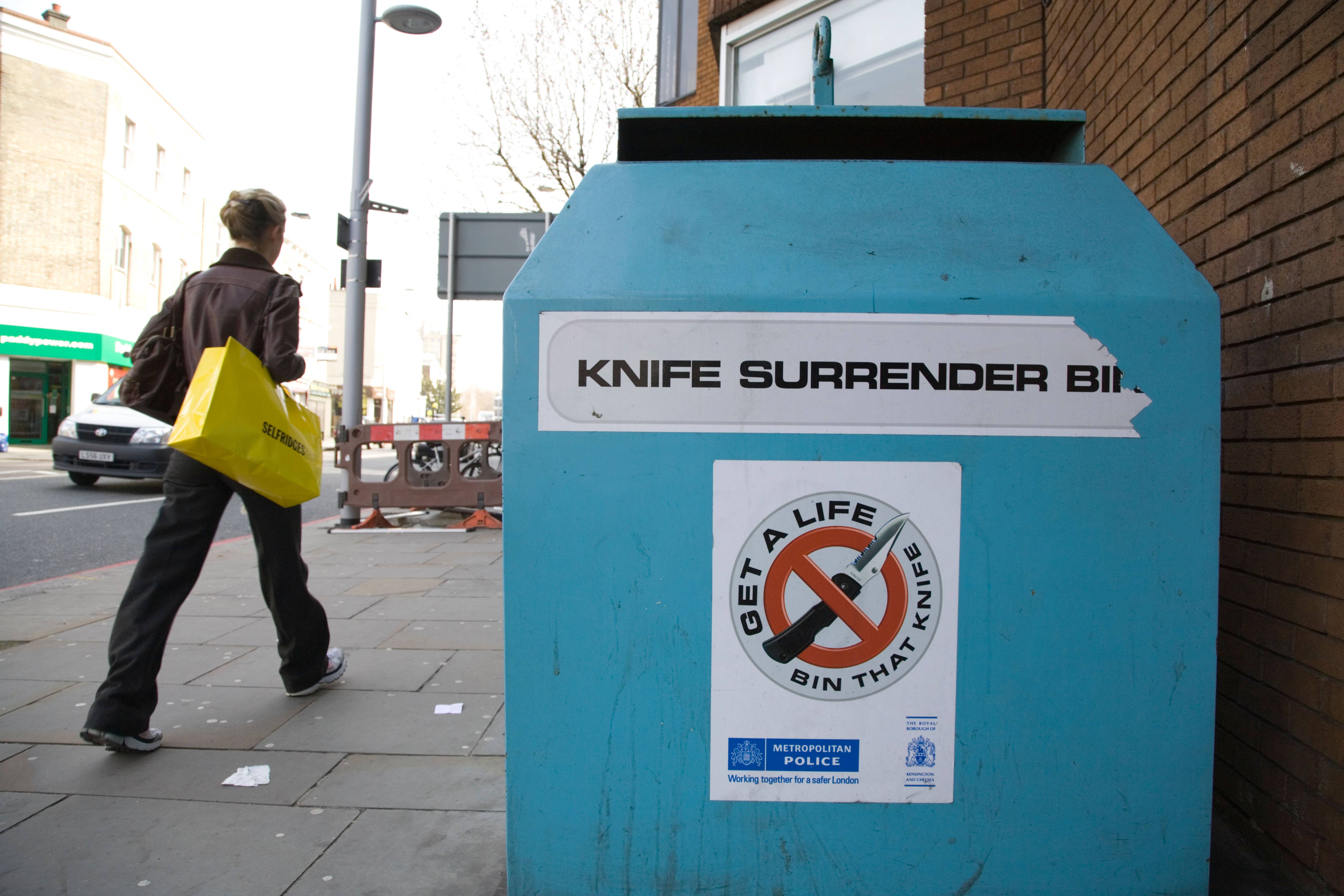 Knife homicides recorded by police in England and Wales down 21% in 2025