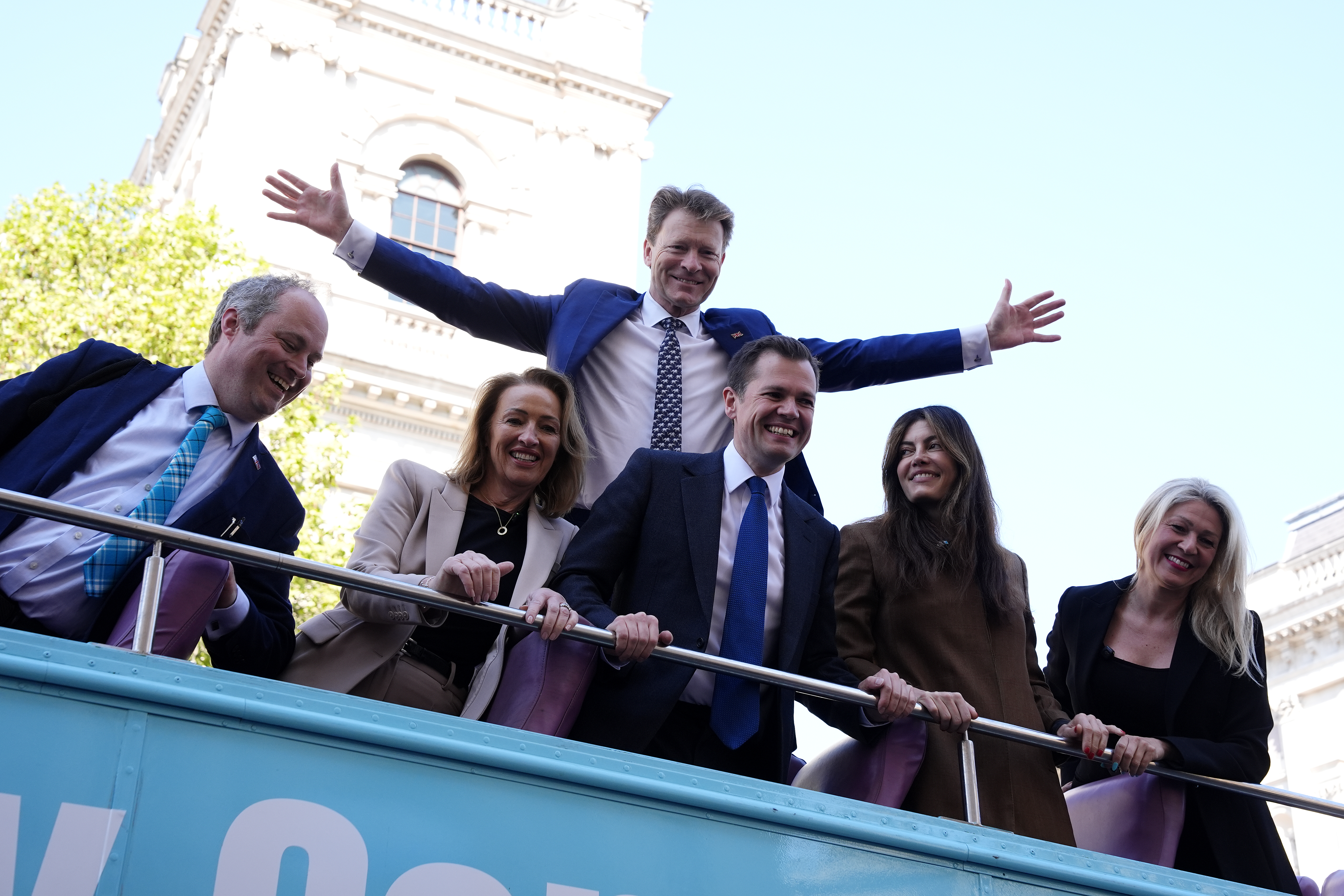Reform UK’s Whitehall fuel protest stalls as barely anyone turns up