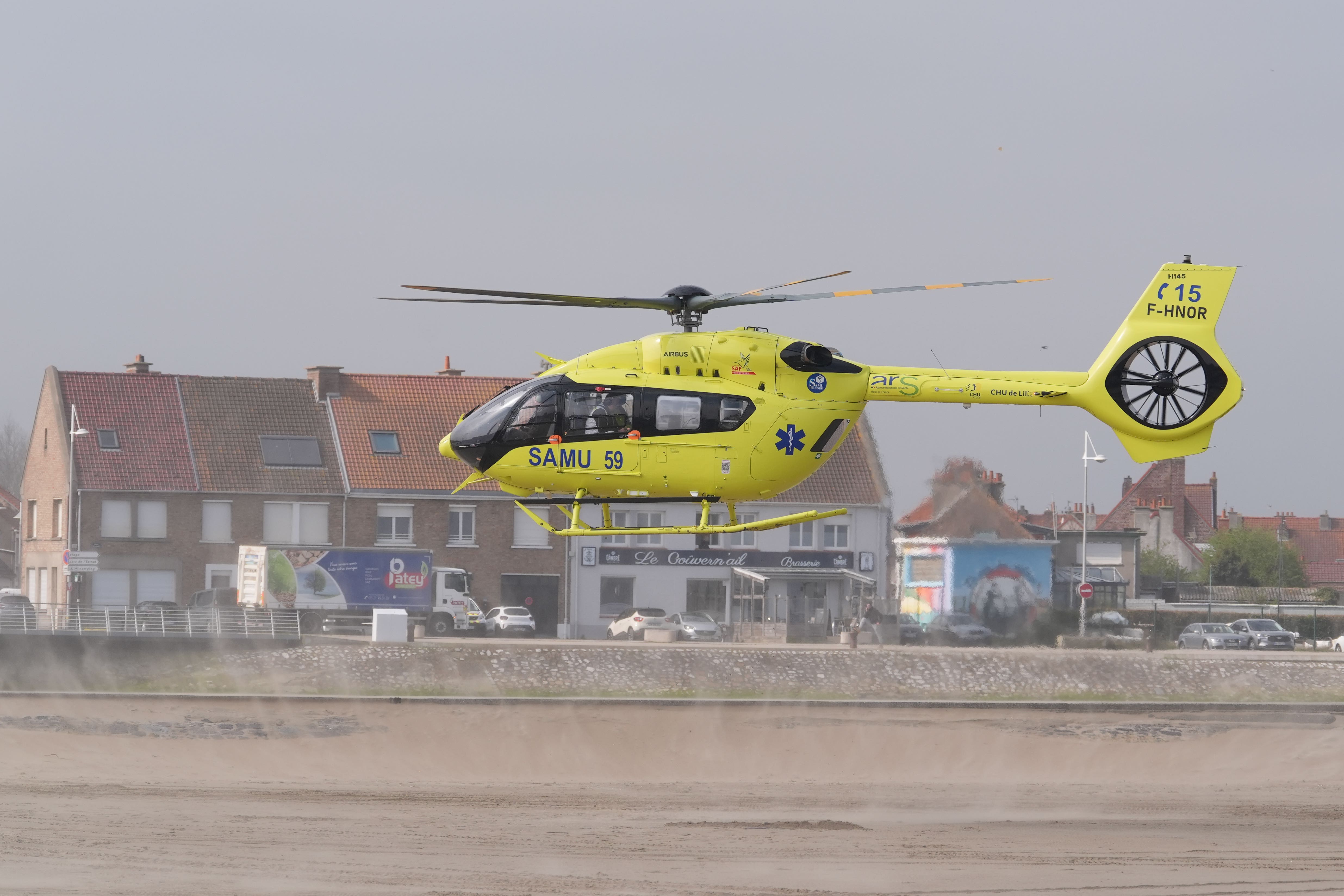 Migrant airlifted and 100 others rescued after Channel ‘taxi boat’ incident