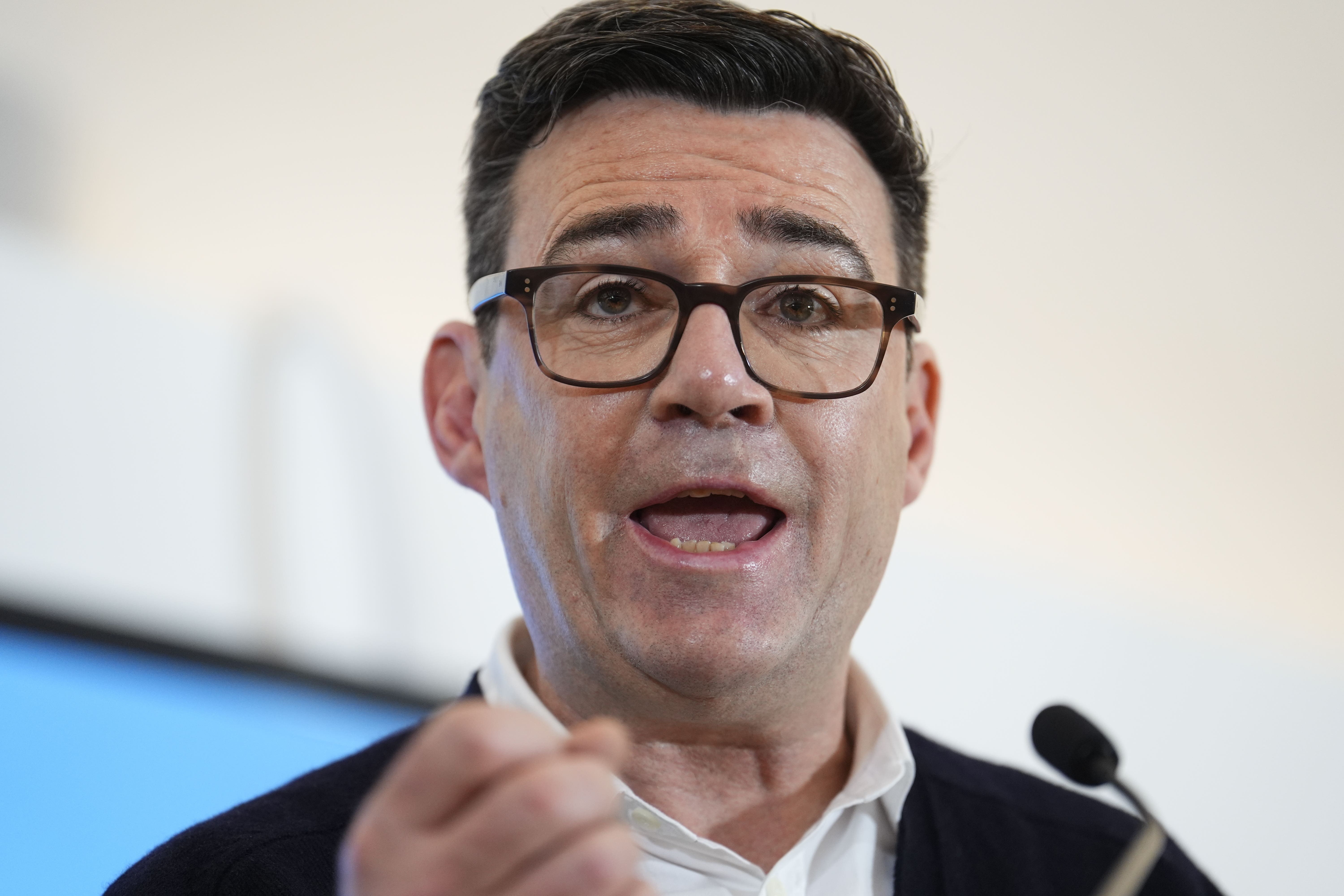 Andy Burnham drops out of keynote speech planned for morning after elections