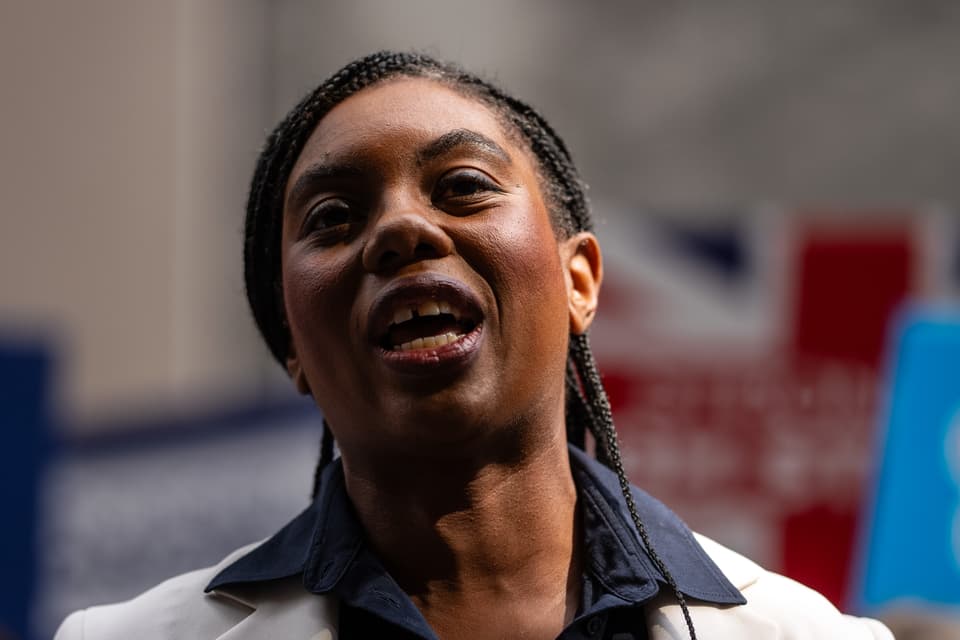 <p>Conservative Party Leader Kemi Badenoch as her party gained more seats than Labour in Westminster and Wandsworth</p>