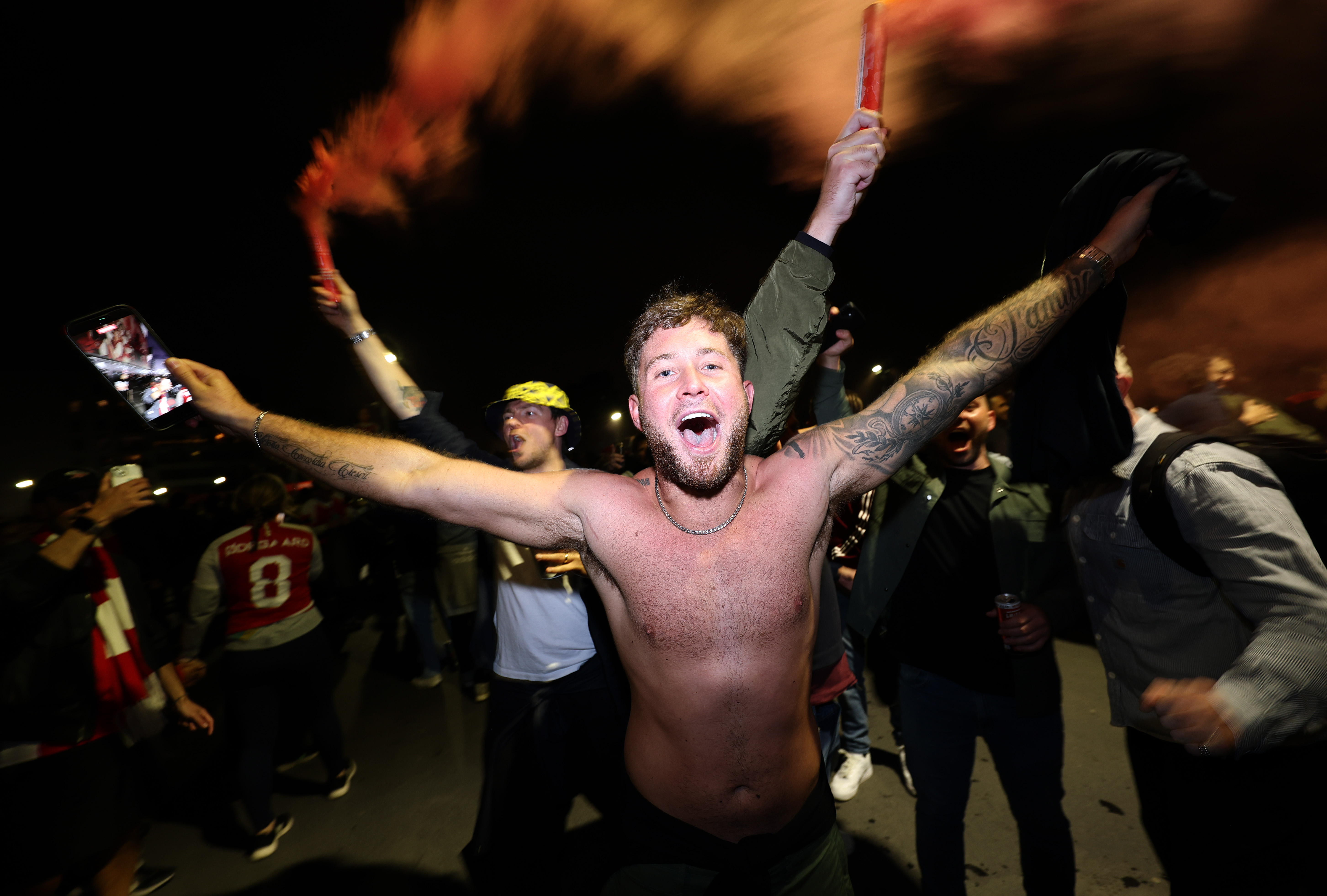 Fans react to Arsenal's Premier League victory after 22 years 