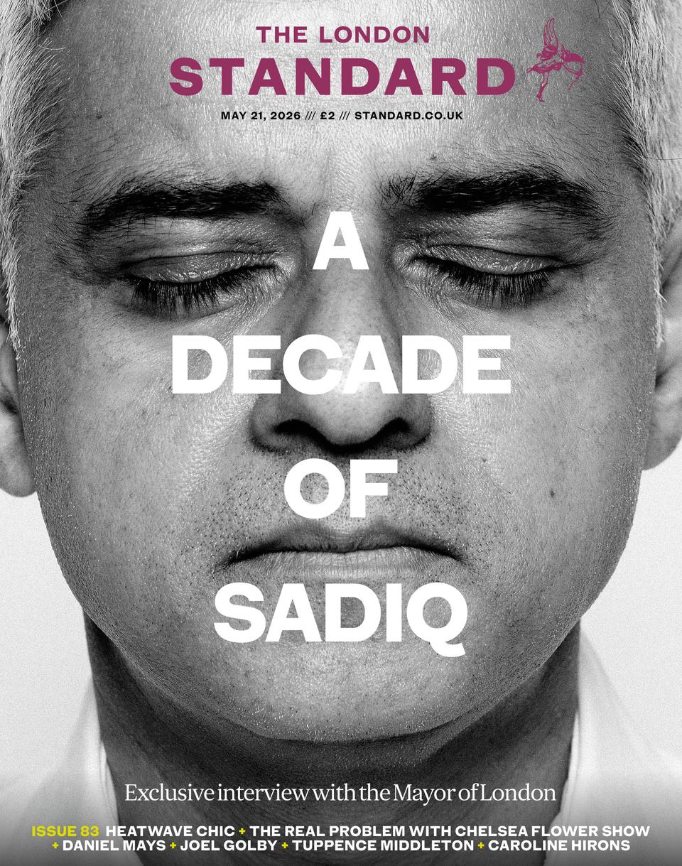 Sir Sadiq Khan on the front cover of this week’s London Standard