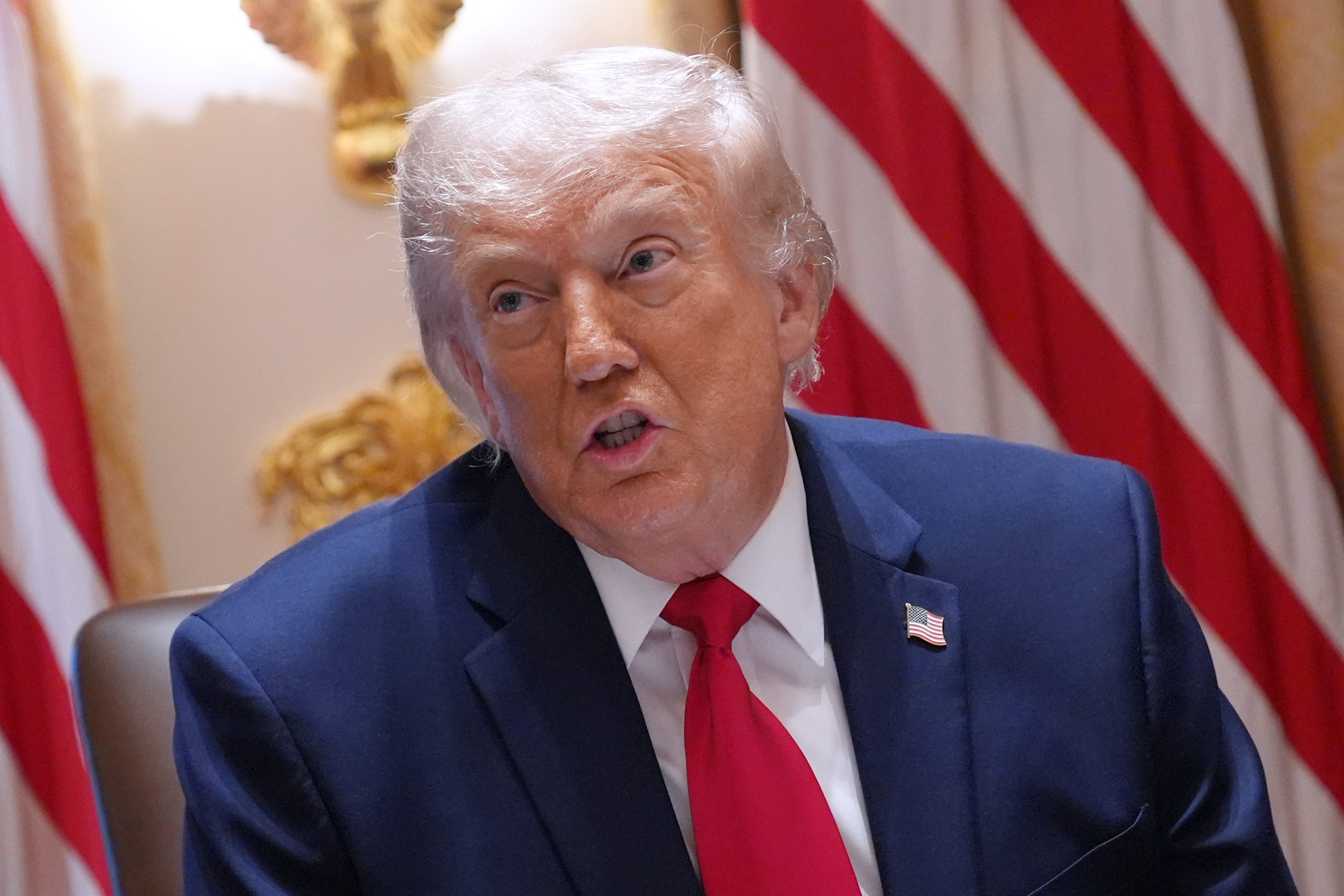 Trump says talks with Iran are continuing at ‘a rapid pace’, amid fresh strikes
