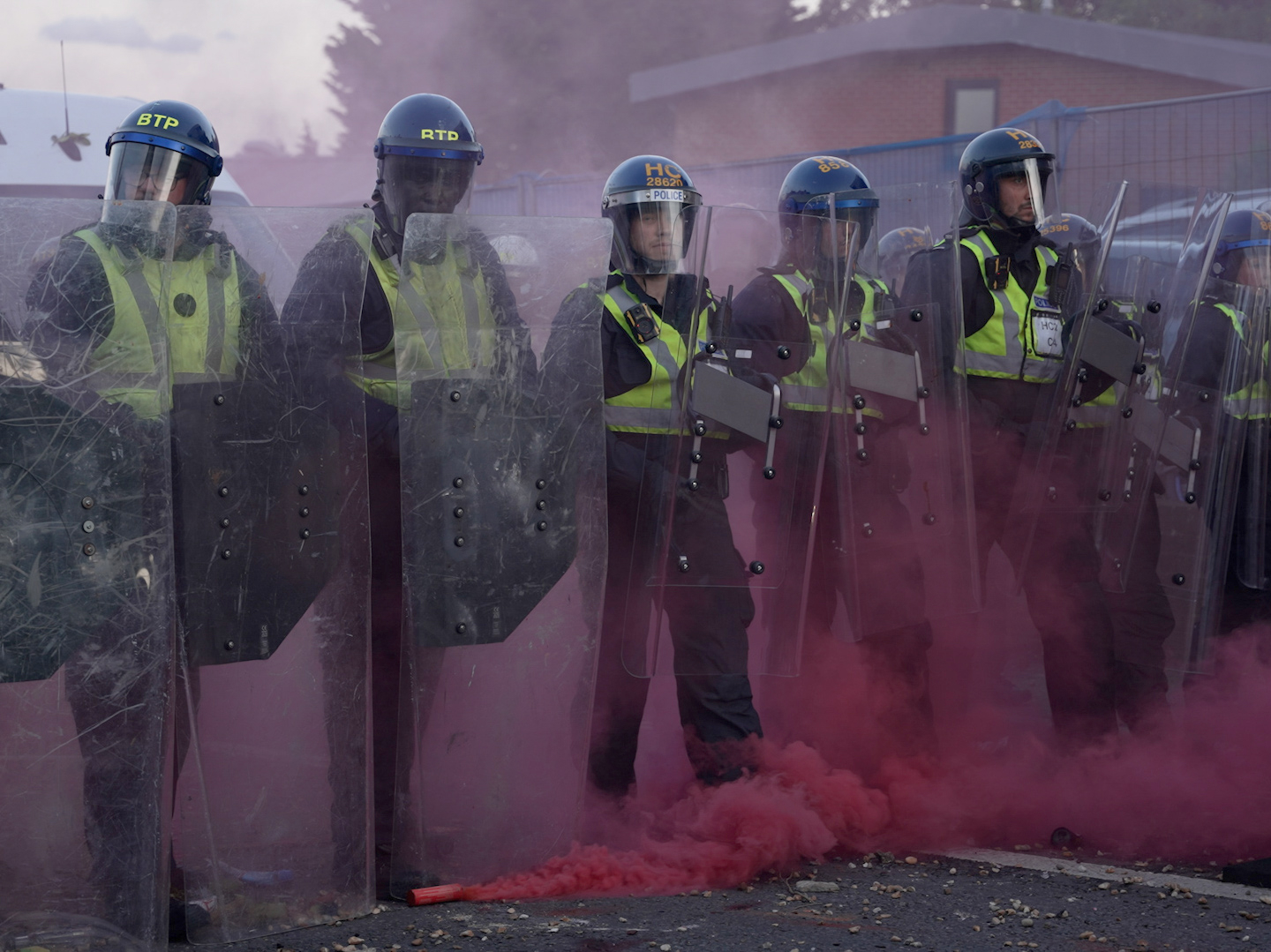 Two men charged over protest riot after Henry Nowak murder