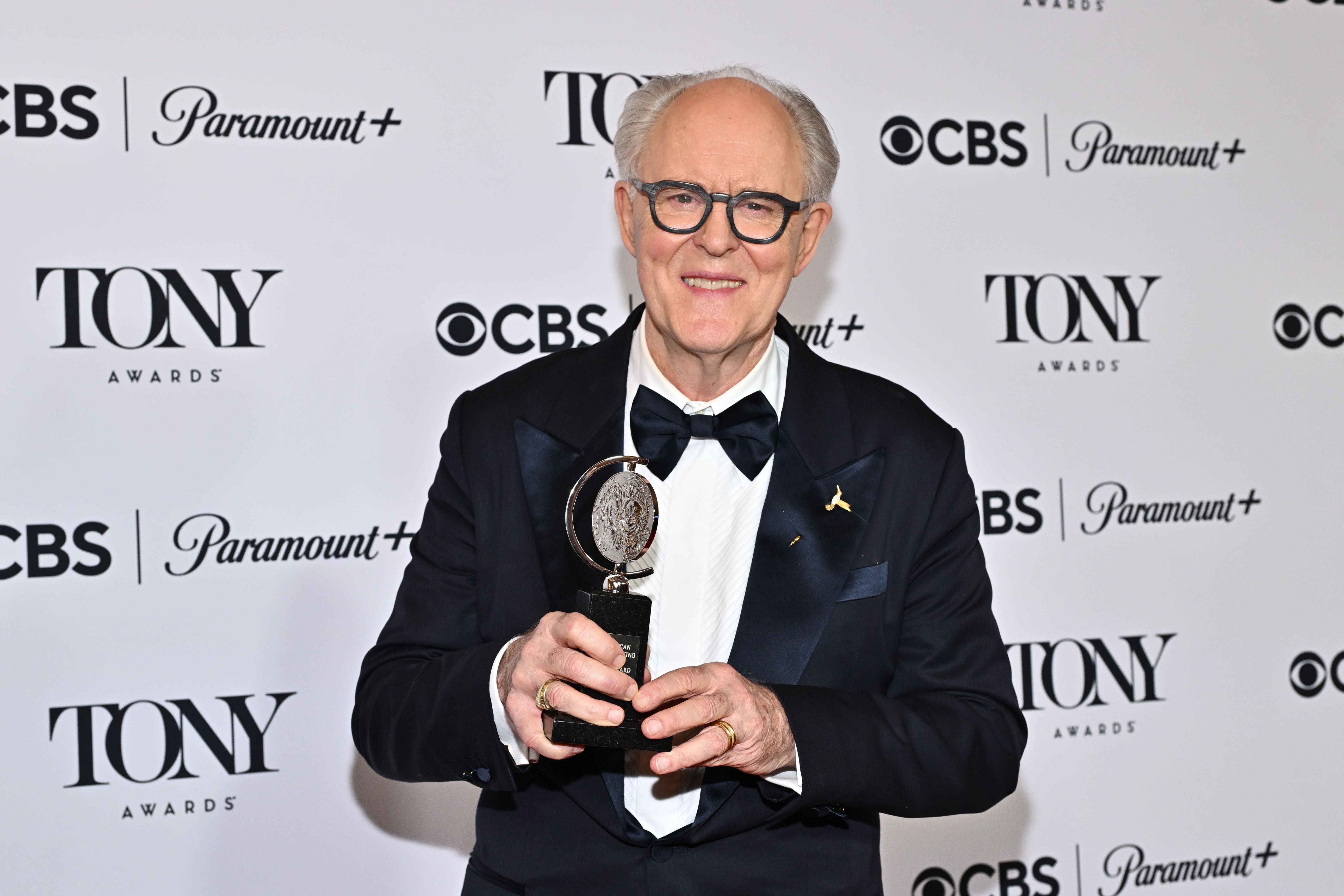 John Lithgow pays tribute to London theatre as he wins Tony award