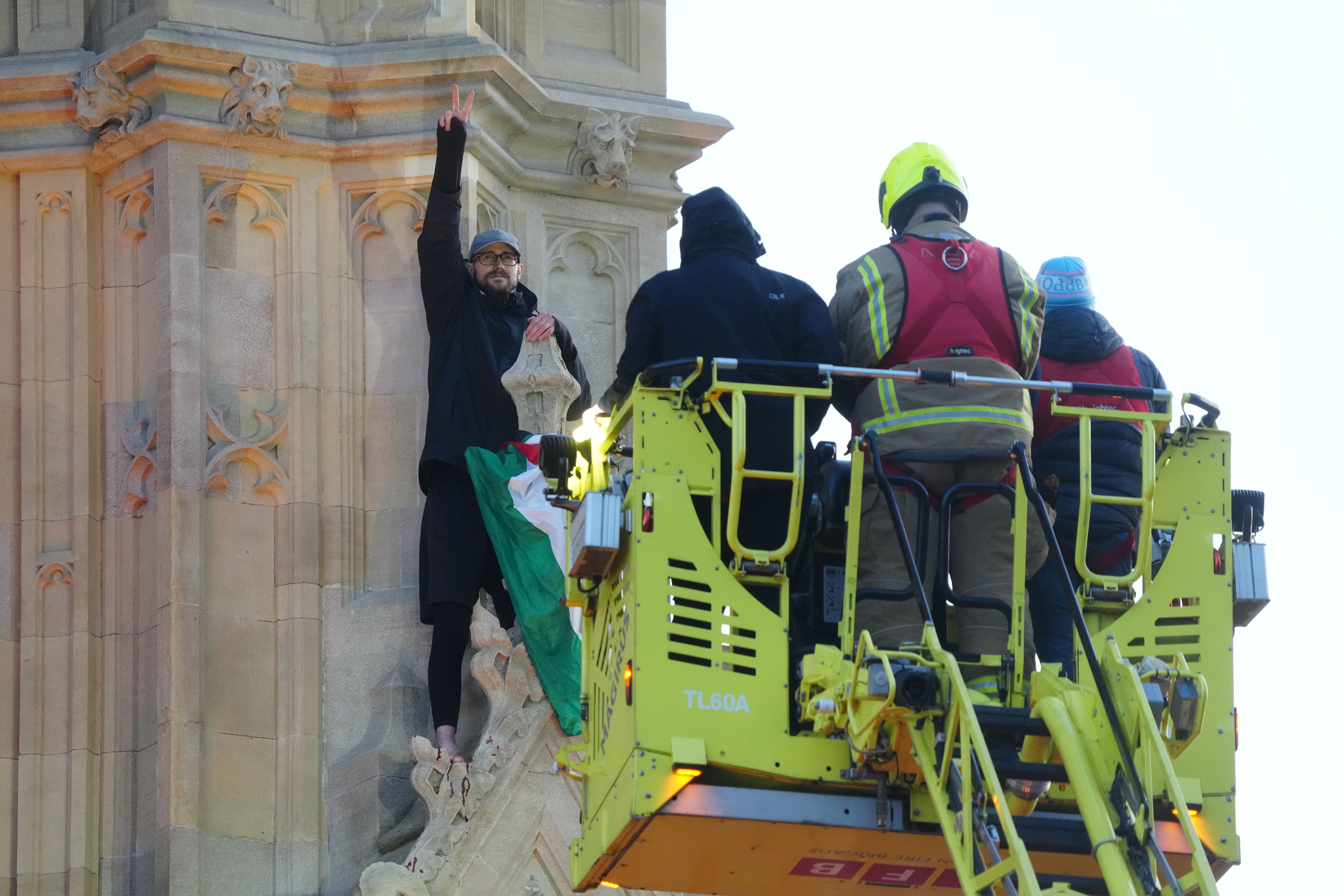 Pro-Palestine protester who climbed Big Ben barefoot guilty of public nuisance