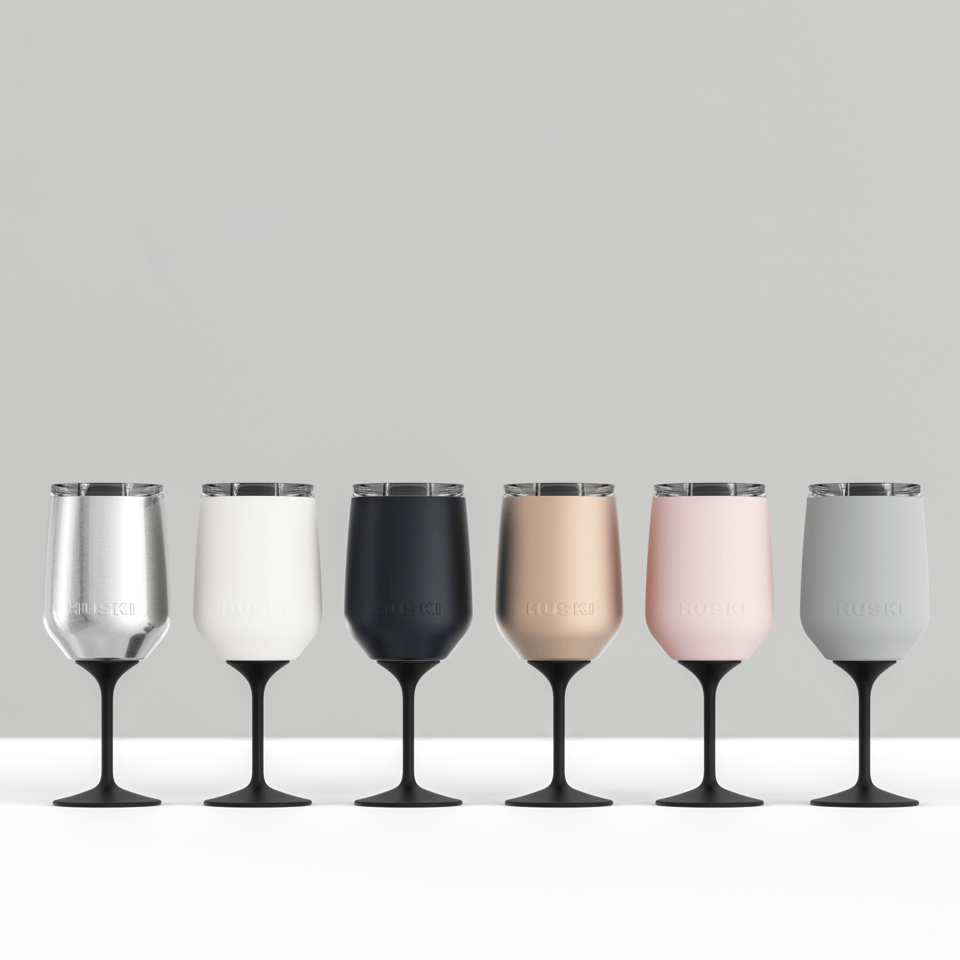 Huski wine tumblers in different colours