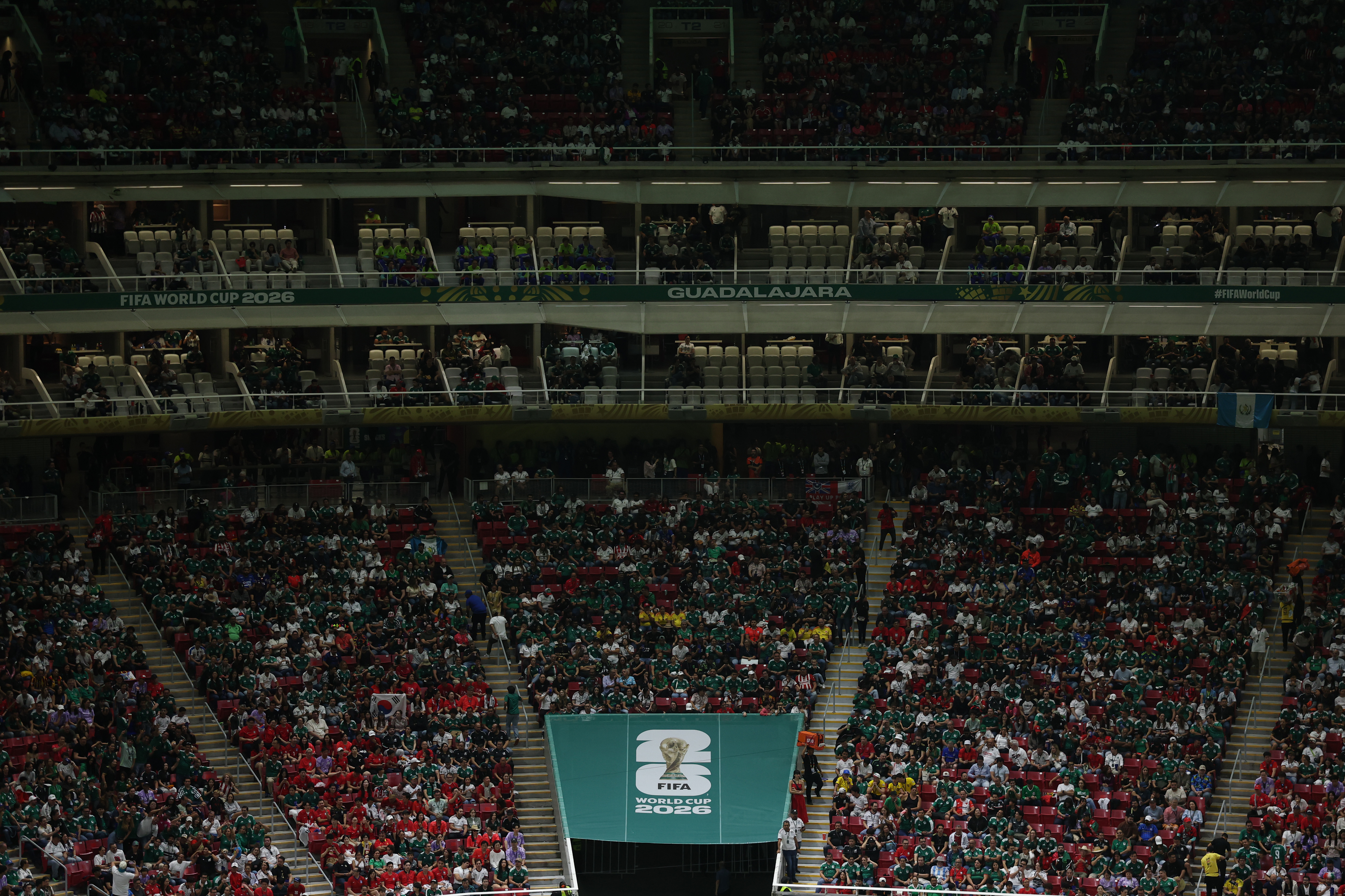 World Cup 2026: Embarrassment for hosts as thousands of seats left empty at Korea v Czechia match