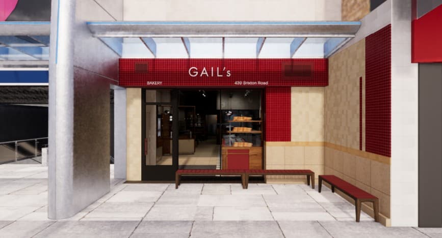 <p>A CGI drawing of the proposed Gail's on Brixton Road </p>