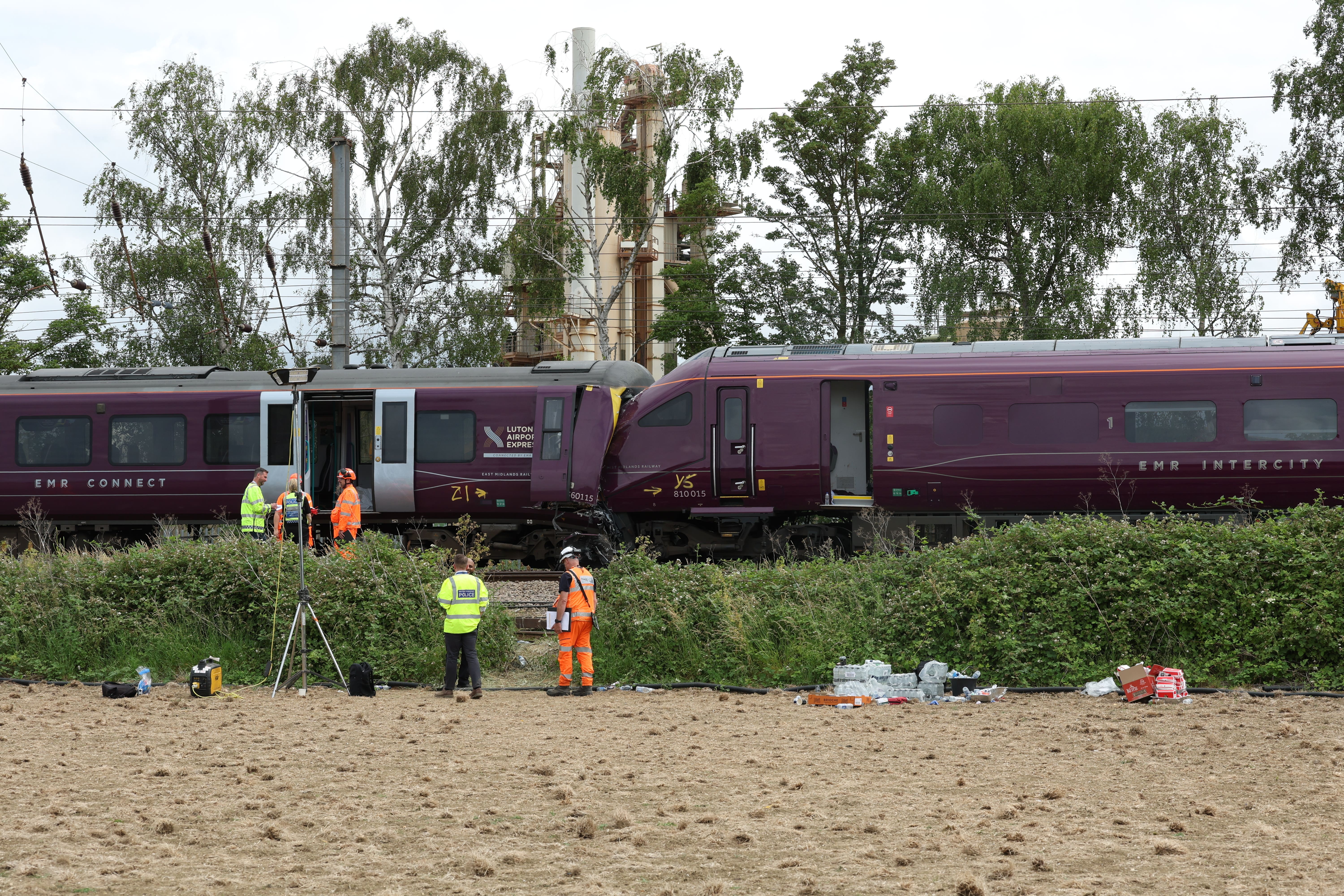 Driver killed in train crash near Bedford named as family pay tribute