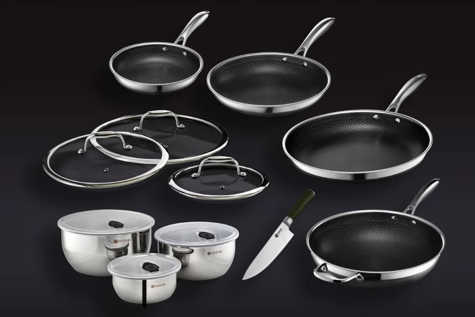 HexClad kitchen genius set