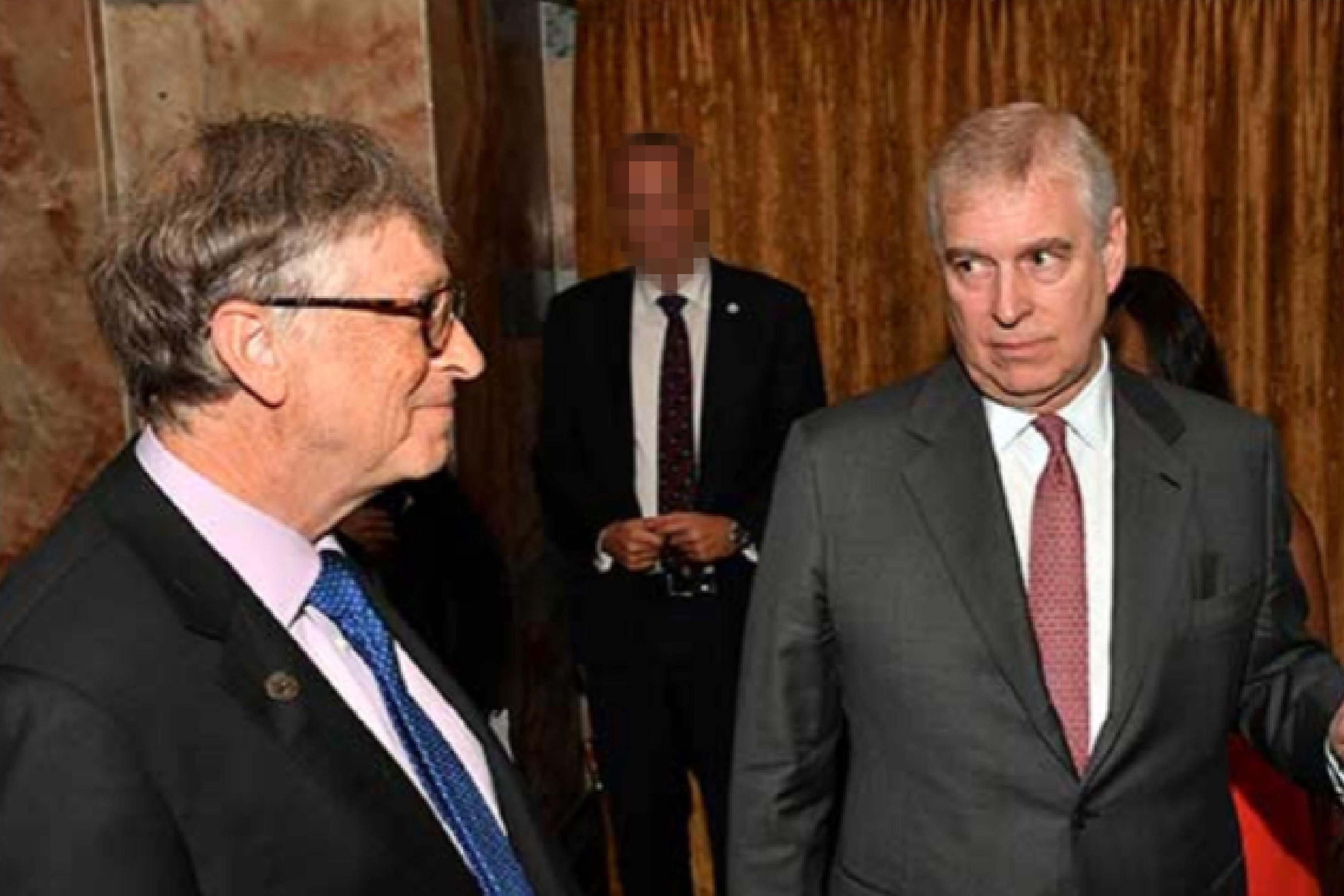 Bill Gates says Epstein ‘weirdly’ kept picture of him and Andrew at UK event
