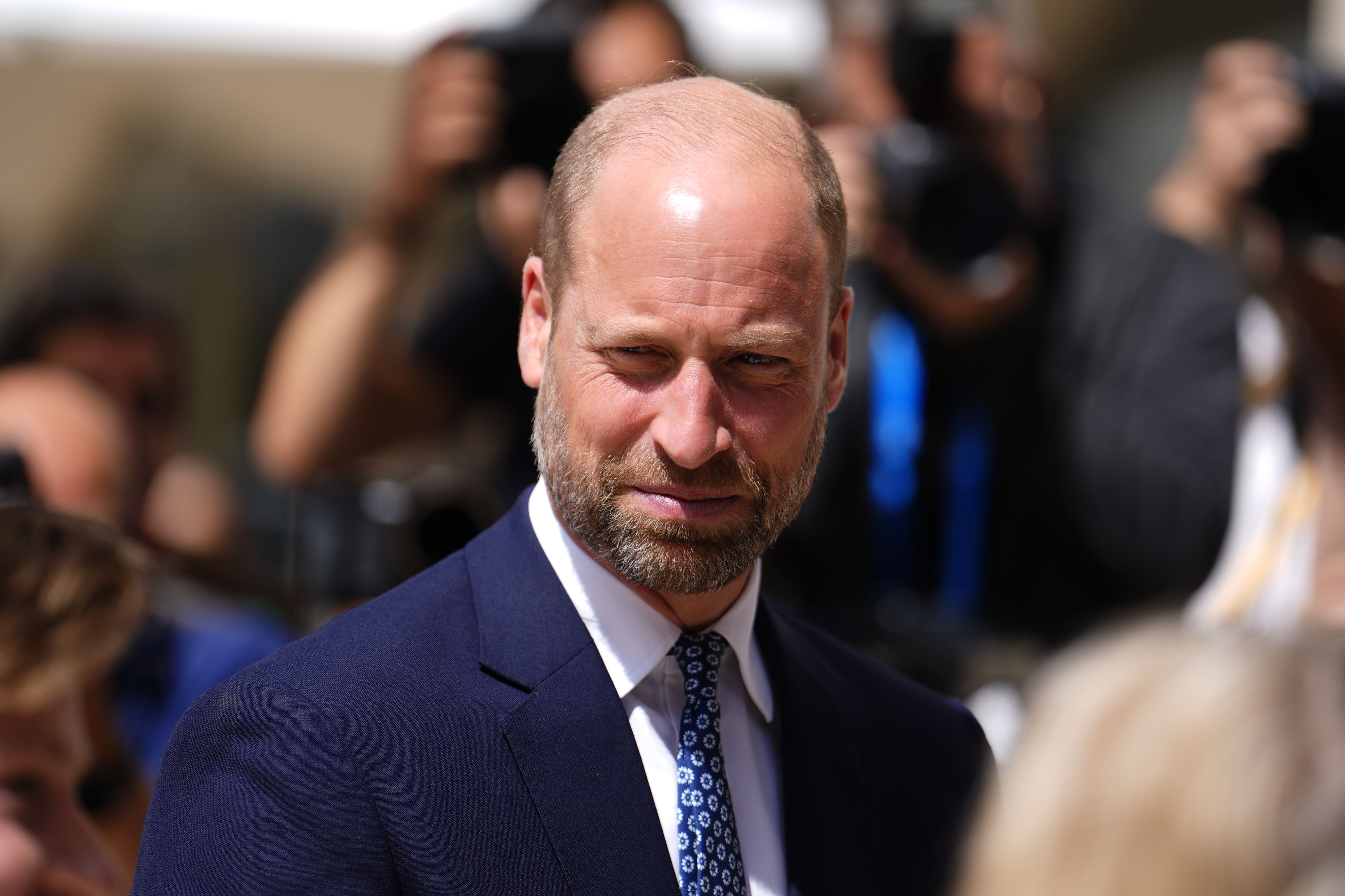 William praises air ambulance charity at gala event