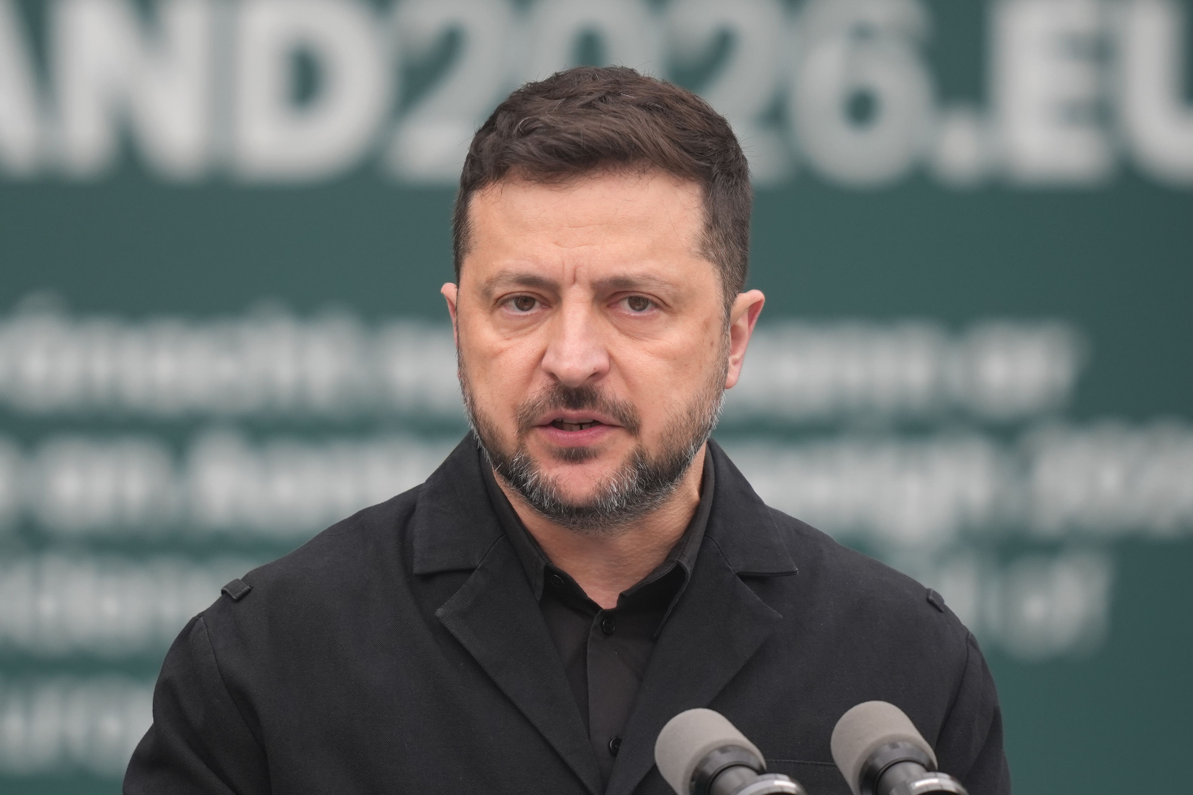 Volodymyr Zelensky thanks Ireland for support during Dublin Castle address