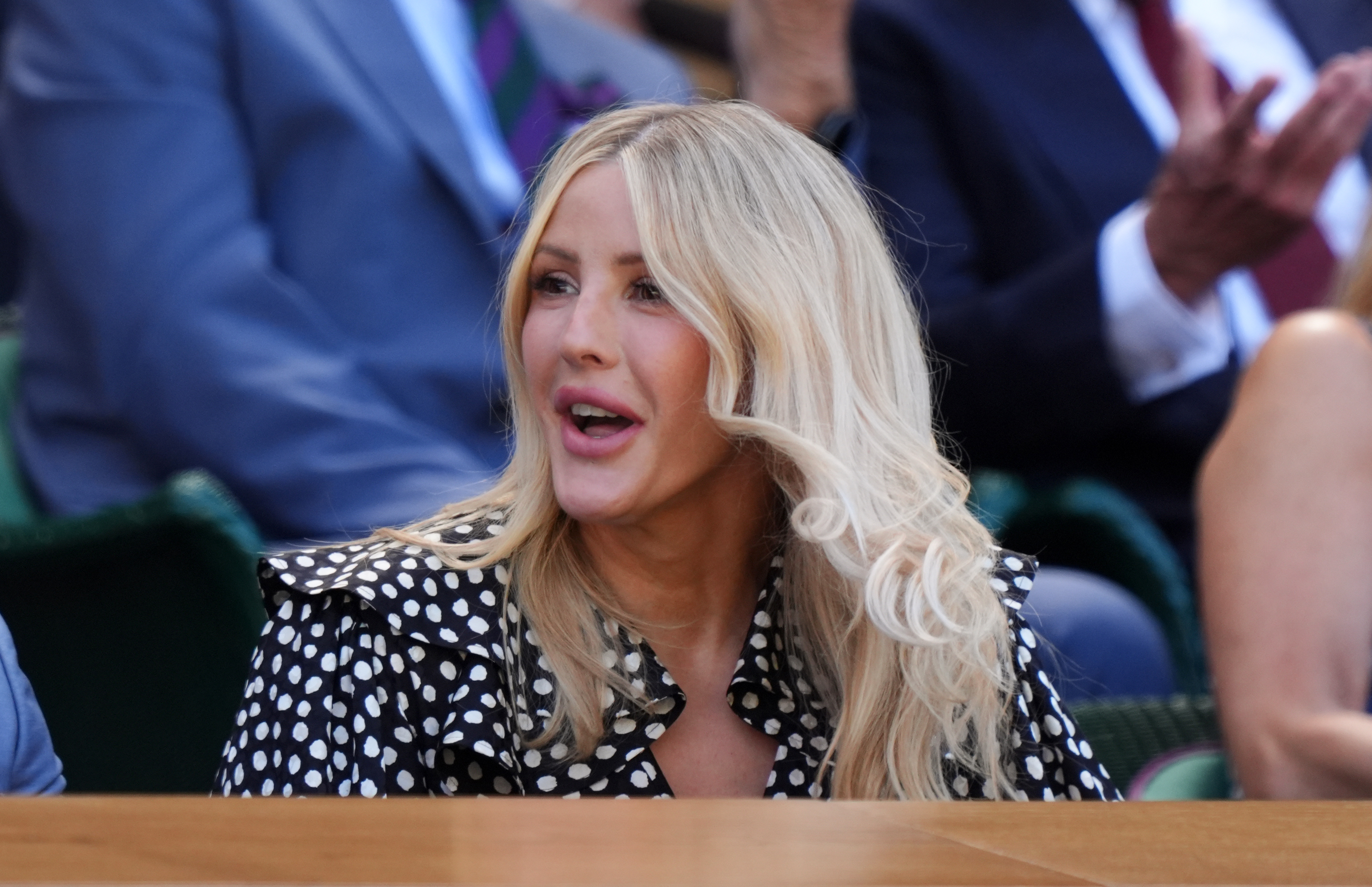  Ellie Goulding among stars in Wimbledon Royal Box on Day 4