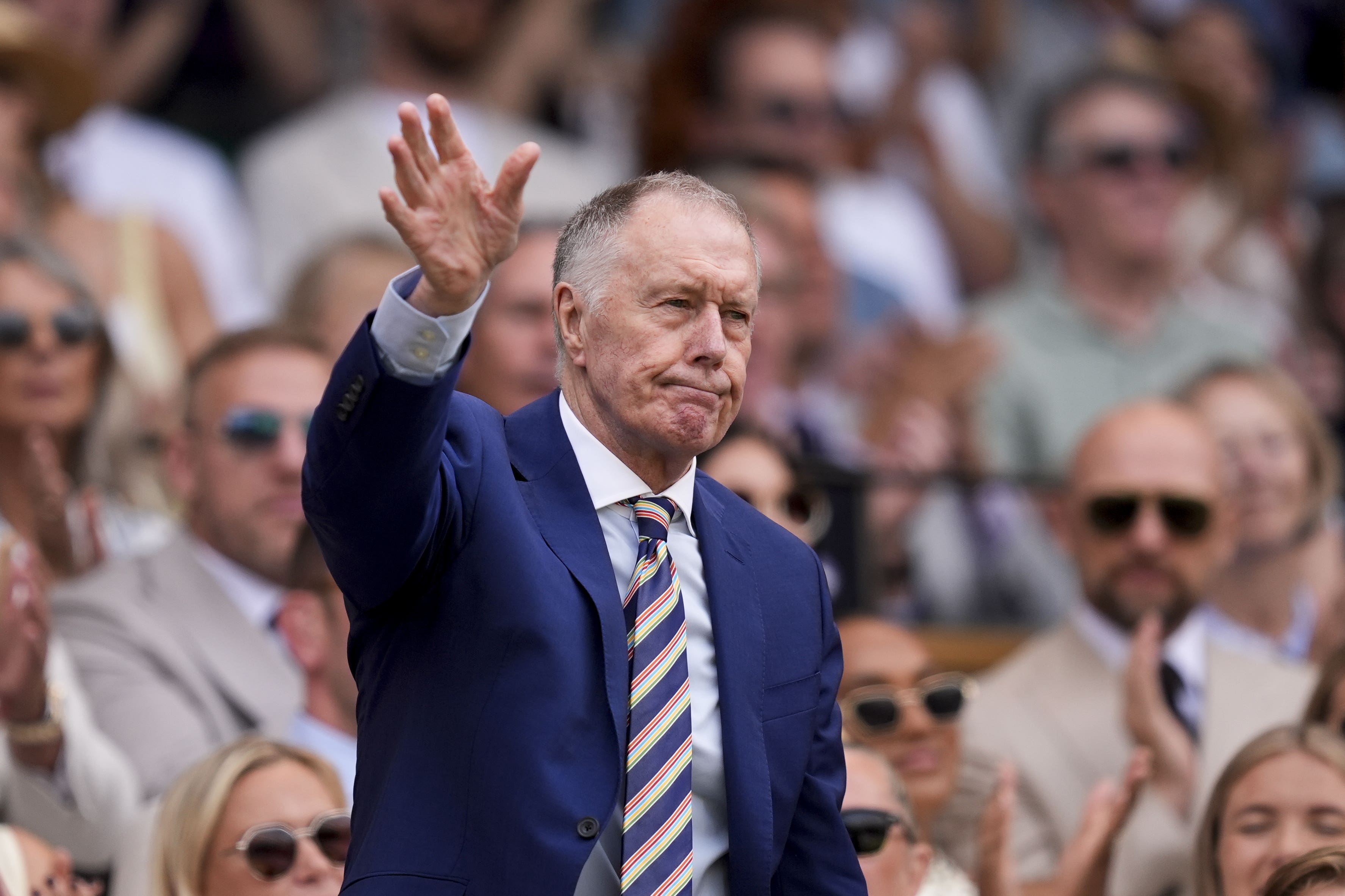 1966 hero Sir Geoff Hurst in Wimbledon royal box hours before England game