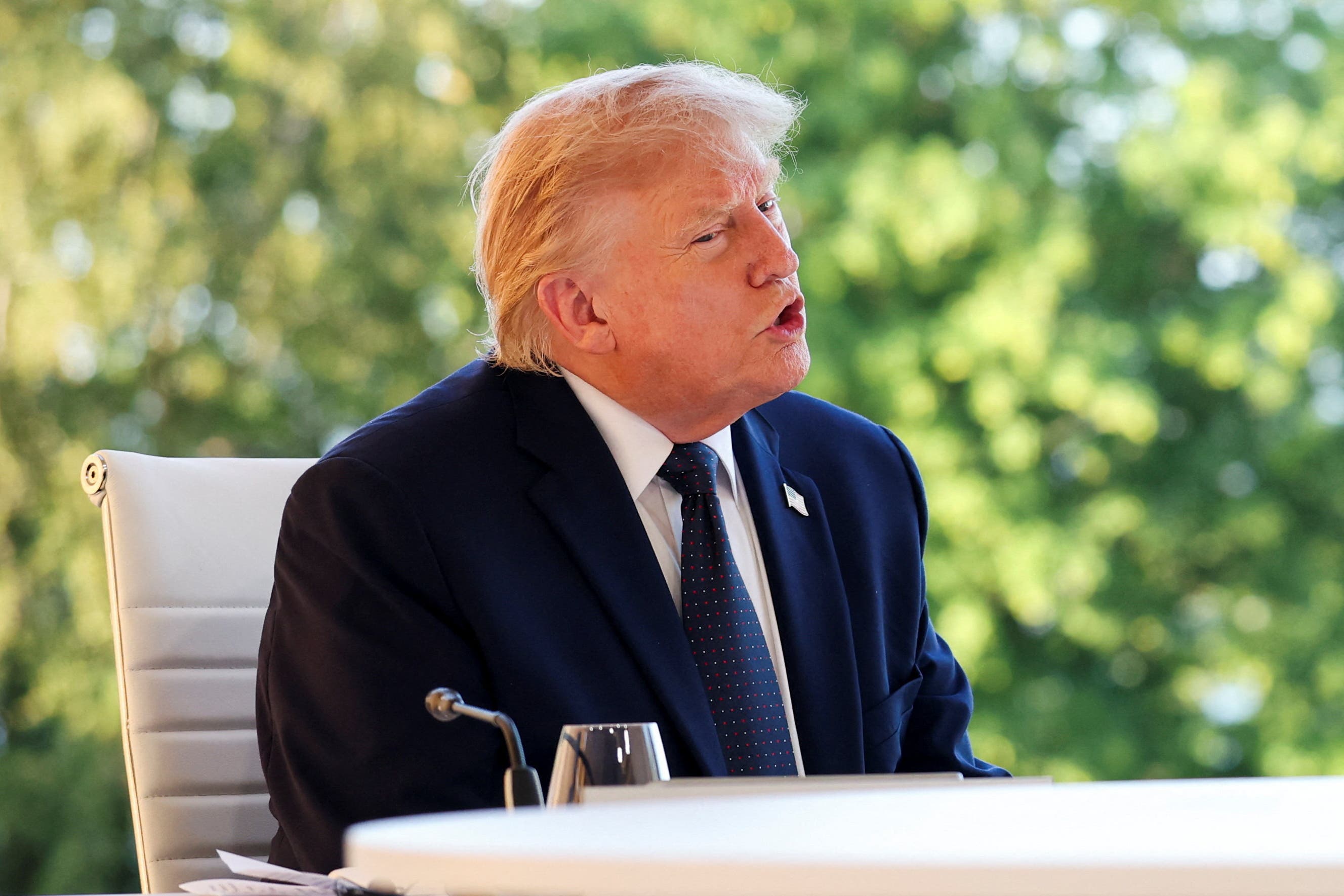 Trump appears to back Farage amid row over ally’s financial help