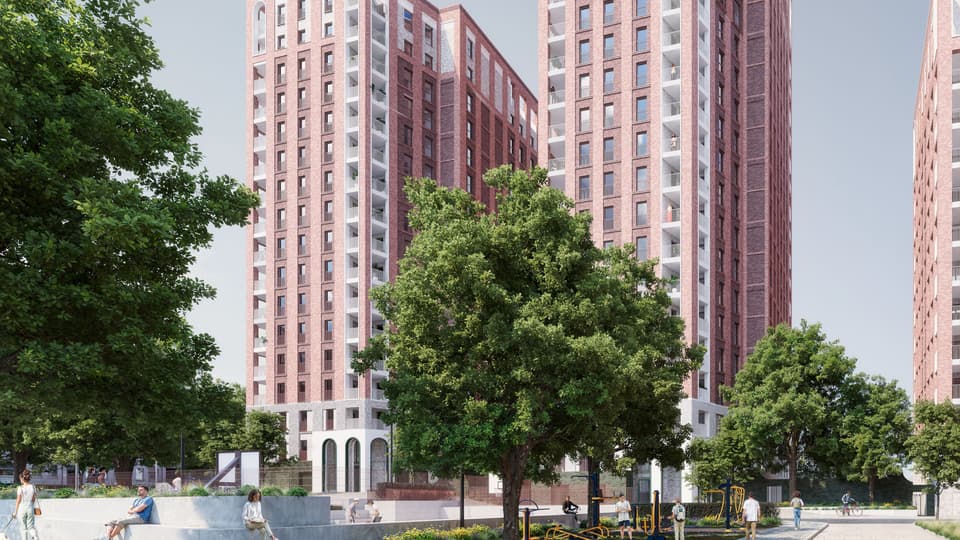 <p>Islington's Barnsbury estate redevelopment is tipped to deliver 1,116 new homes</p>