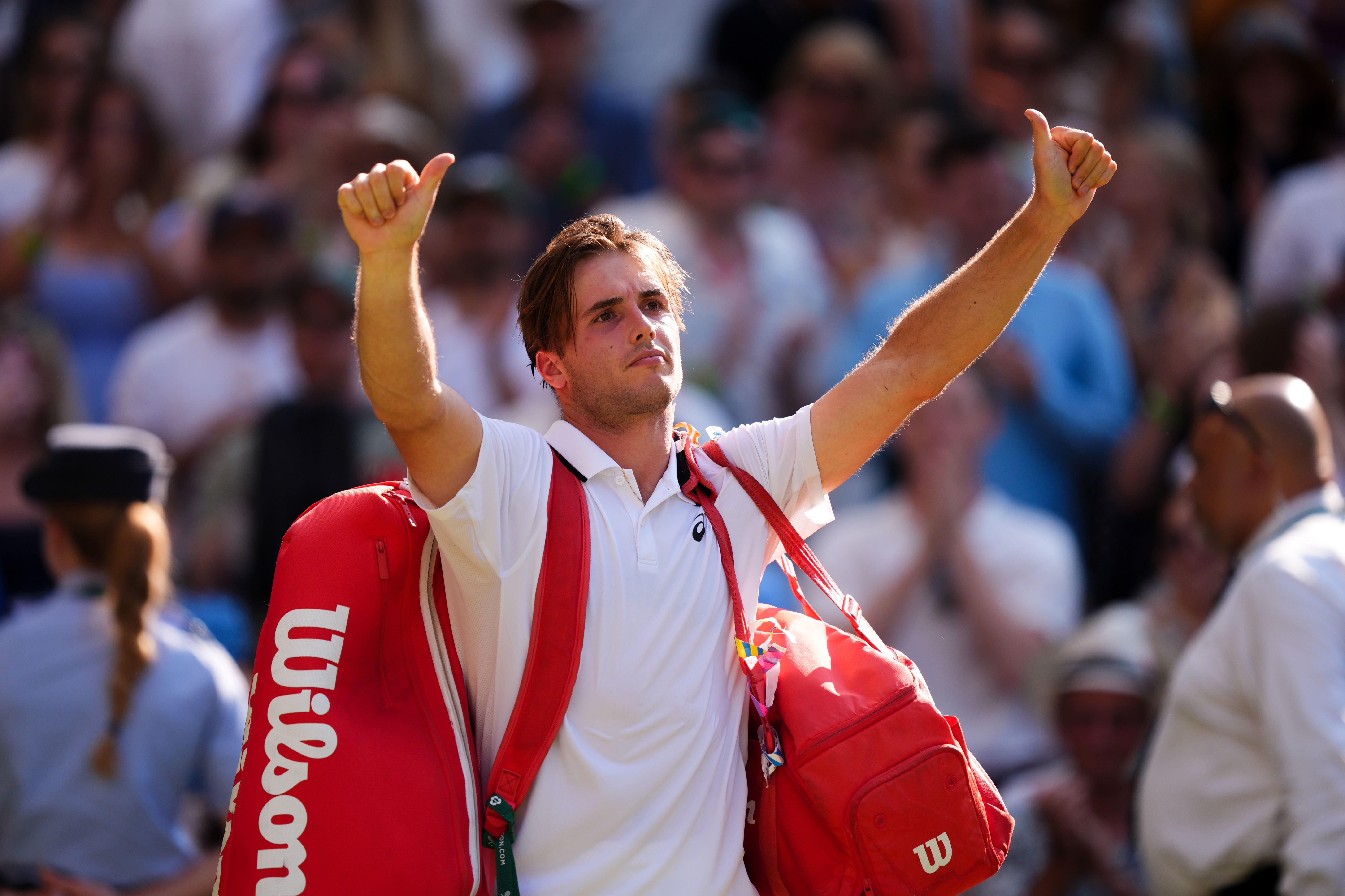 British wildcard Fery cheered on by Queen as he books Wimbledon semi-final spot