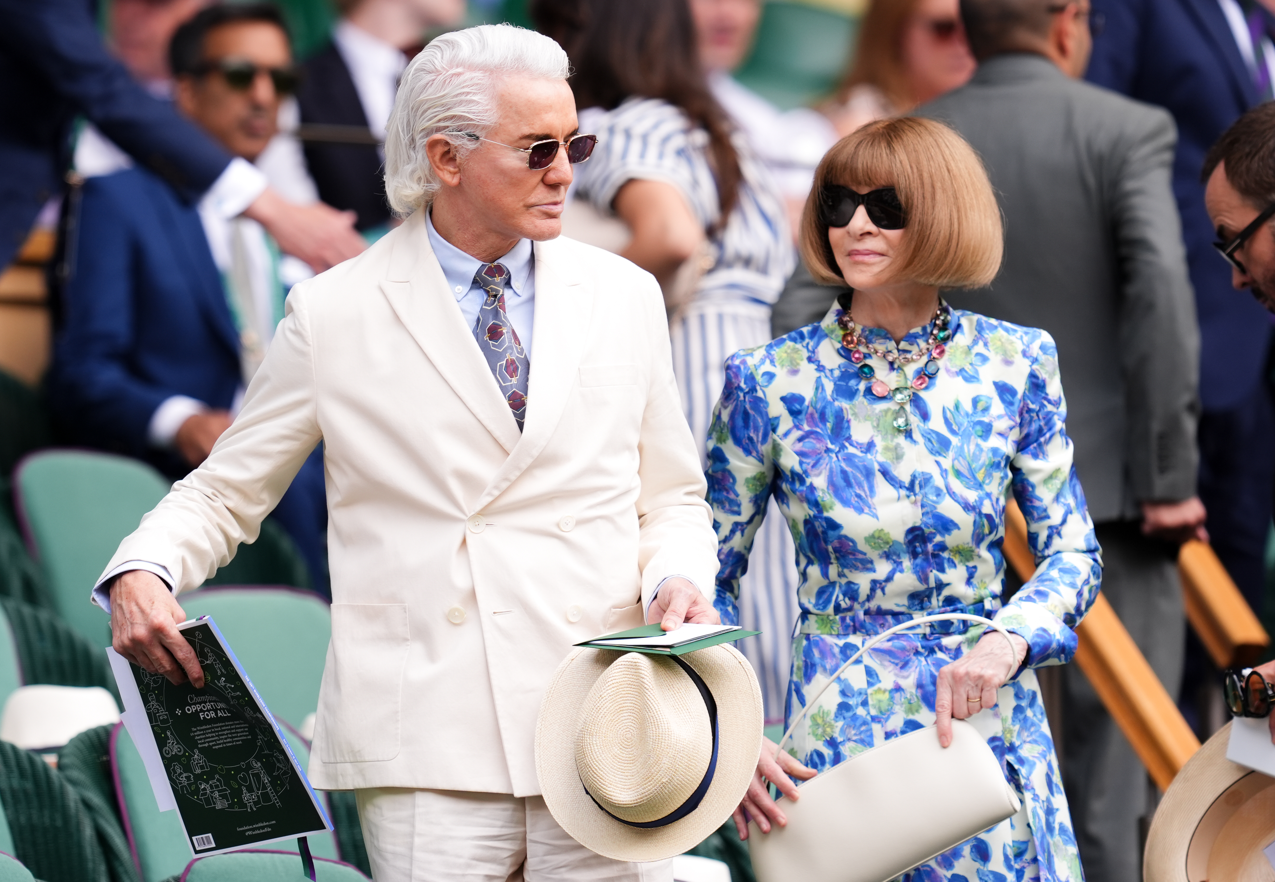 Anna Wintour and Baz Luhrmann among stars in Wimbledon's Royal Box