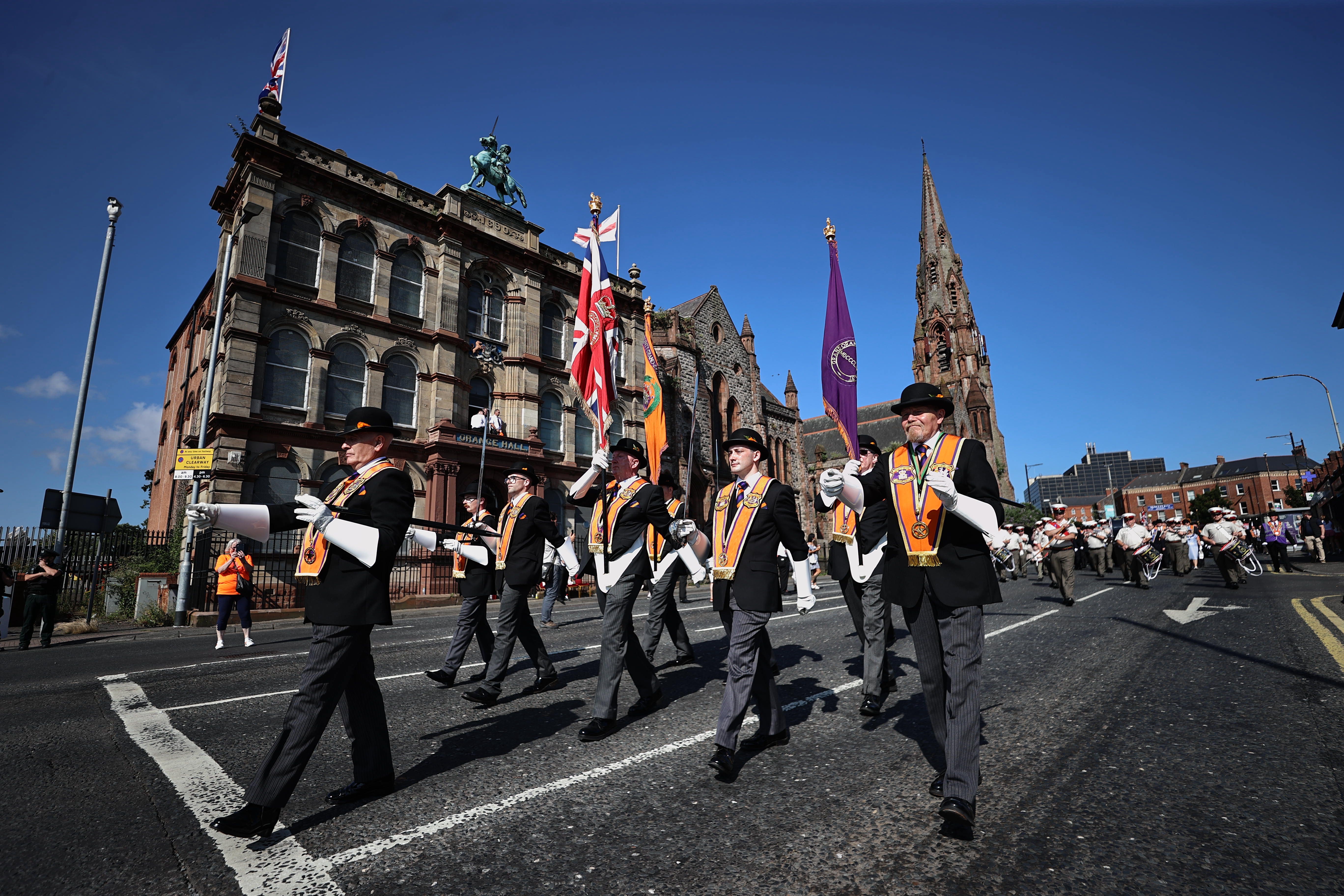 Annual Orange Order parades under way across Northern Ireland