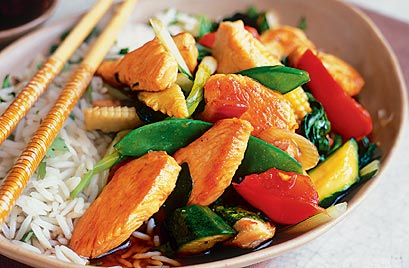 Chicken stir fry