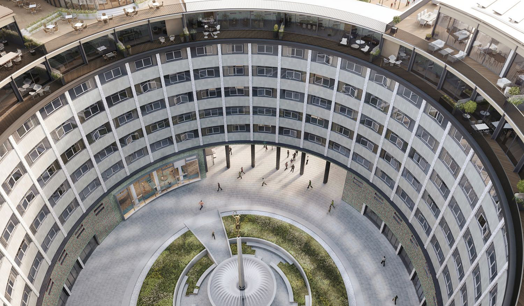 First look inside BBC TV centre homes at White City: 950 flats set to go on sale at iconic White City HQ - one of London's biggest new neighbourhoods