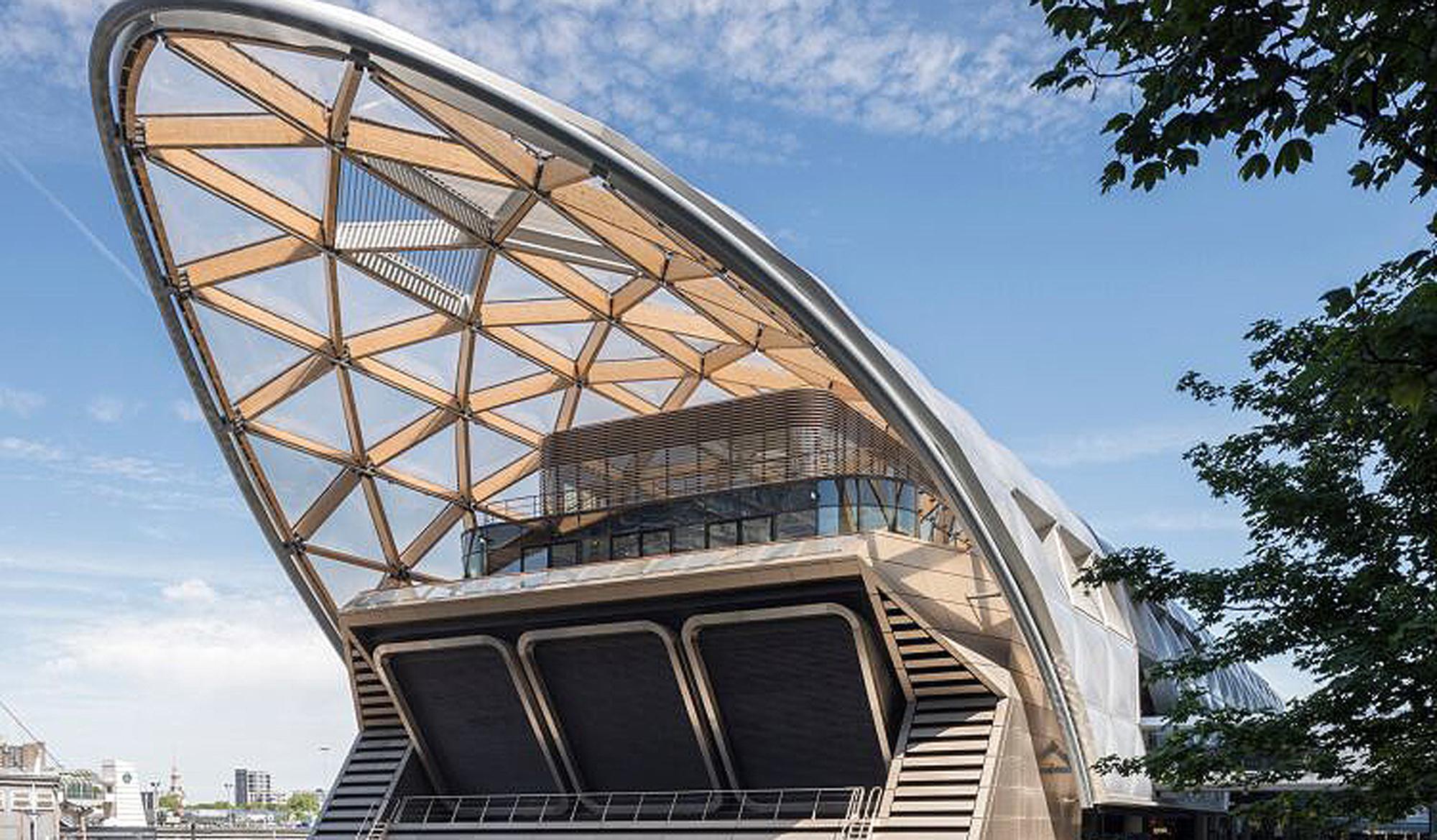 London's futuristic Crossrail station shortlisted for global award