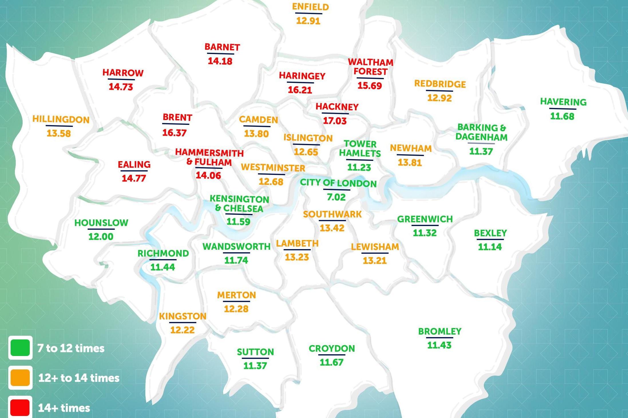 Six areas where Londoners on less than the average wage can buy a home