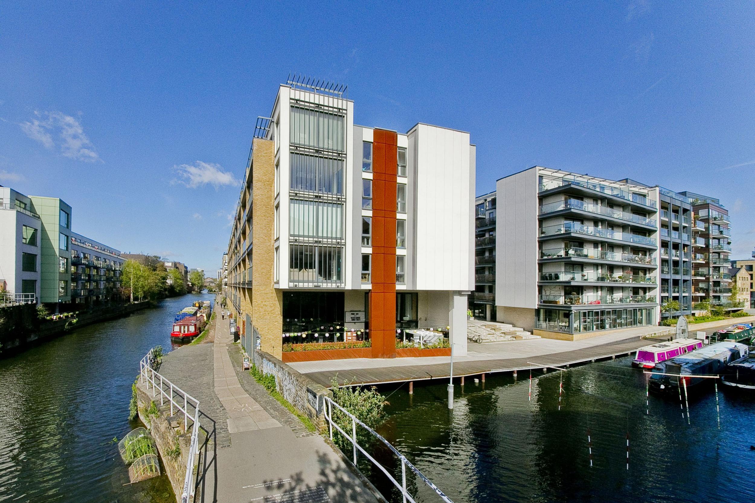 Canalside three-bedroom flat in vibrant heart of Hackney