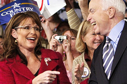 I won't run again says McCain, but Palin might