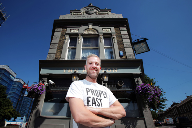 Egil Johansen runs The Kenton in Hackney