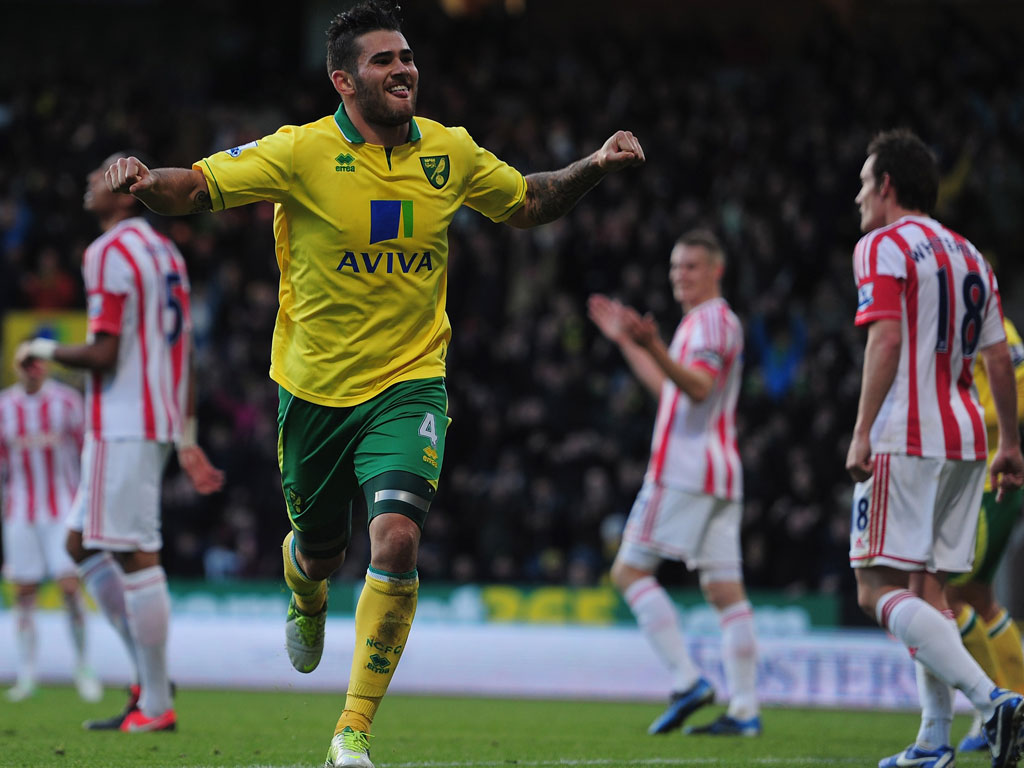 Norwich City 1 Stoke City 0: Bradley Johnson header earns Nowich three