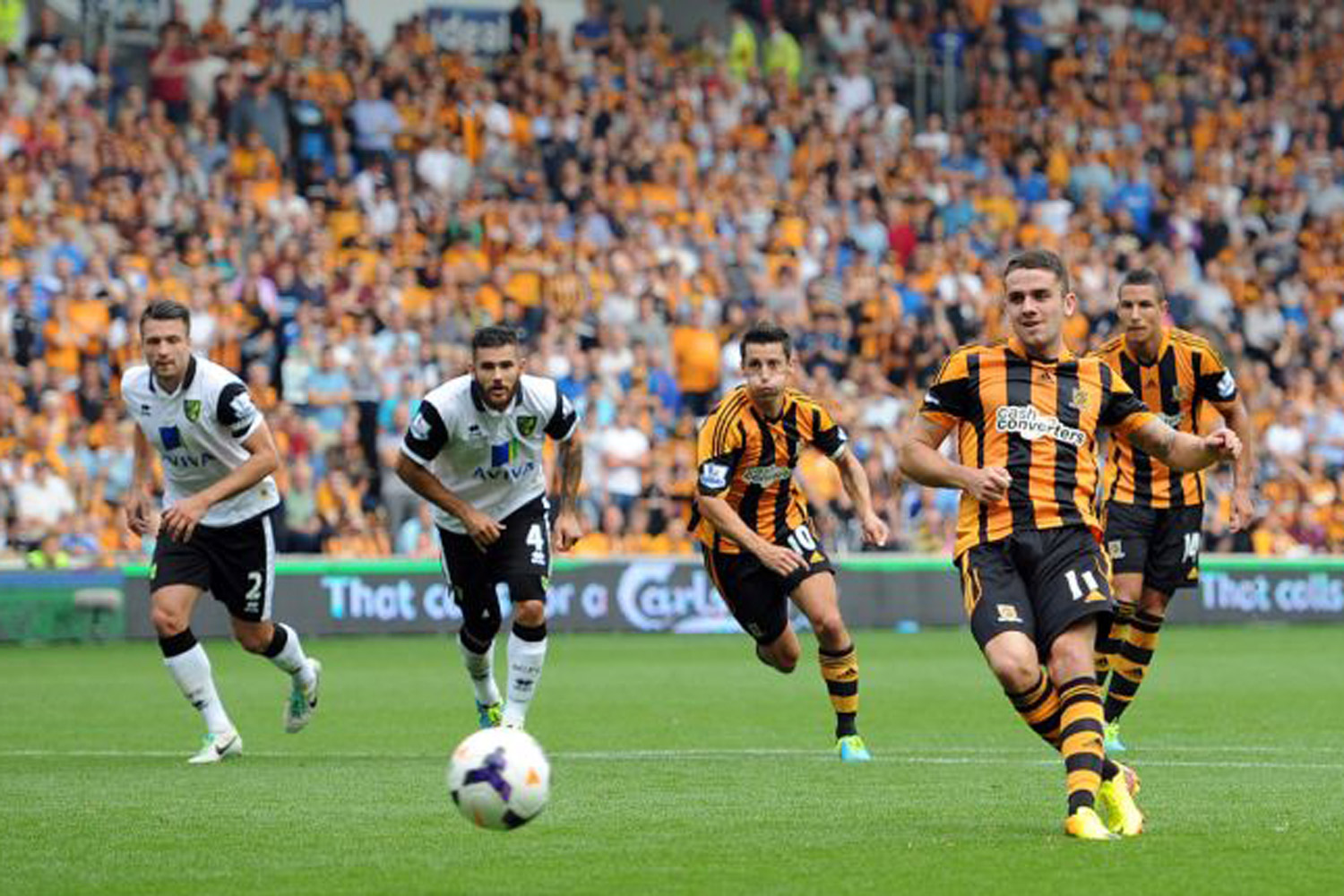 Hull 1 Norwich 0: Steve Bruce's 10-man Tigers clinch crucial win