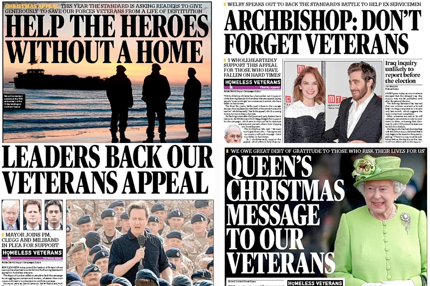 'The public's kindness has changed the lives of veterans,' says