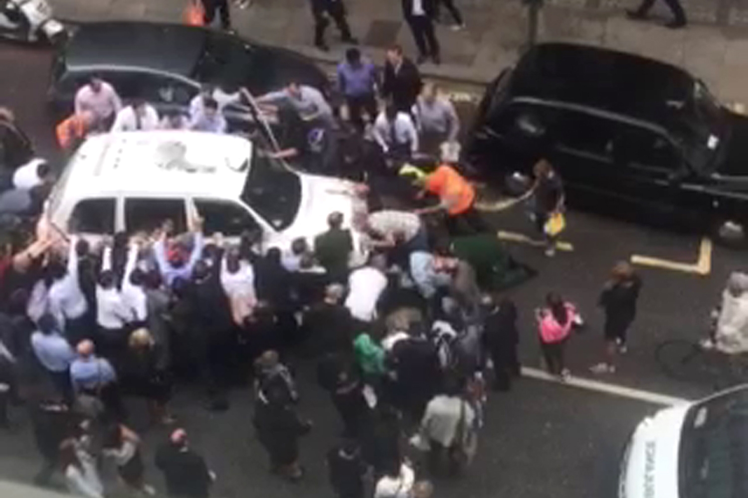 Woman freed from under taxi: 'Londoners are greatest'