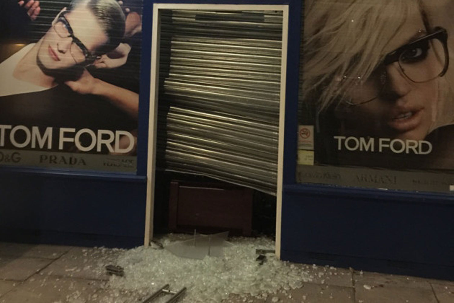 Smash-and-grab moped gang mount £60,000 sunglasses raid