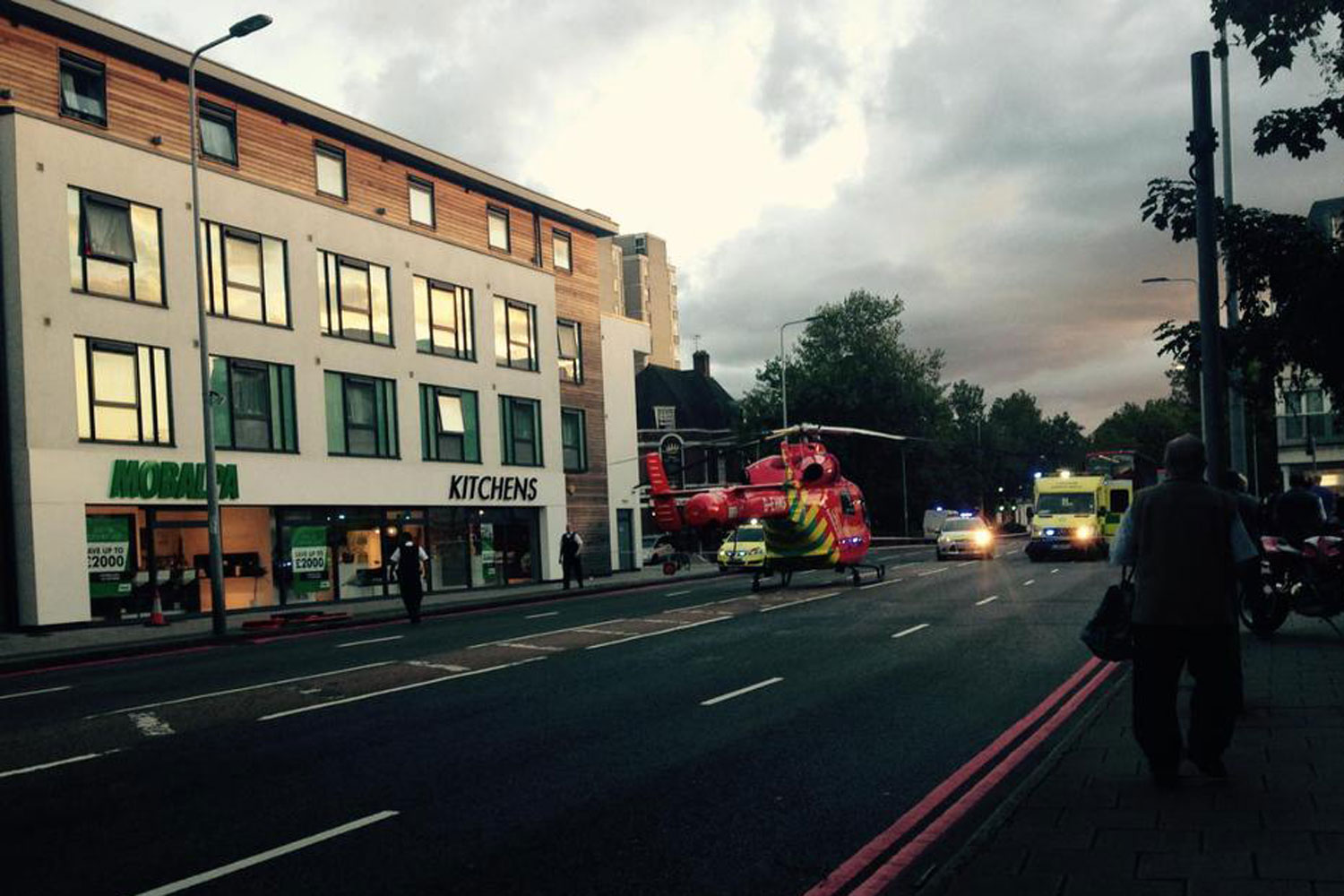 Motorcyclist airlifted to hospital after collision in Richmond