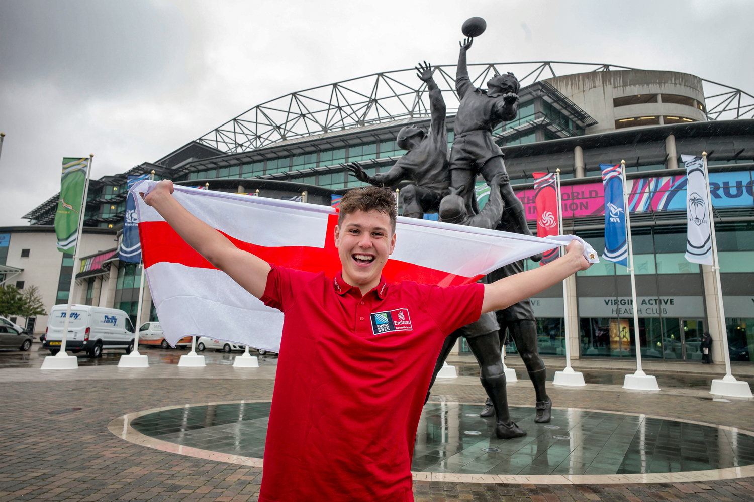  London schoolboy will be flagbearer for England's opening game