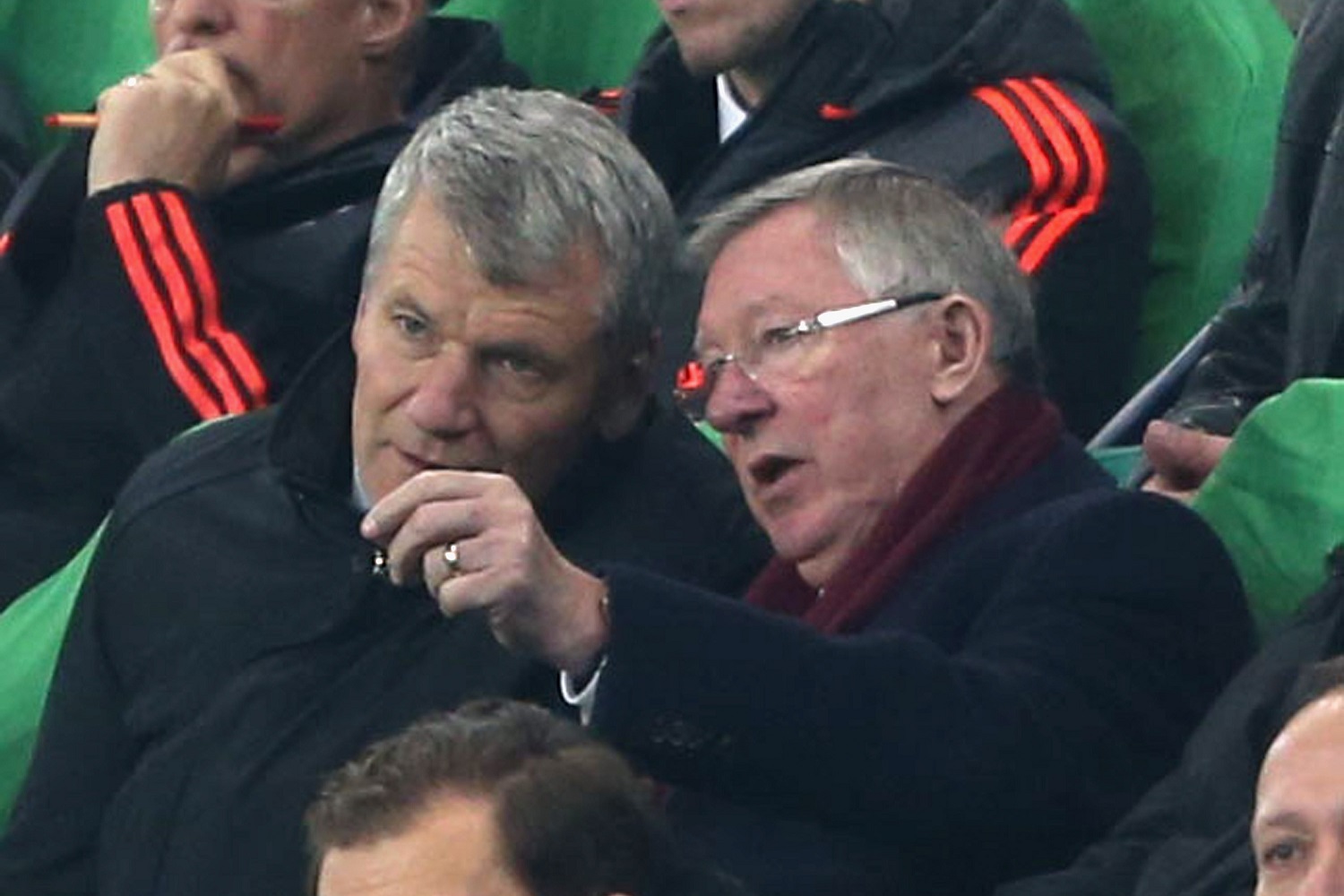 Ferguson held in stadium after security scare following Man Utd's exit