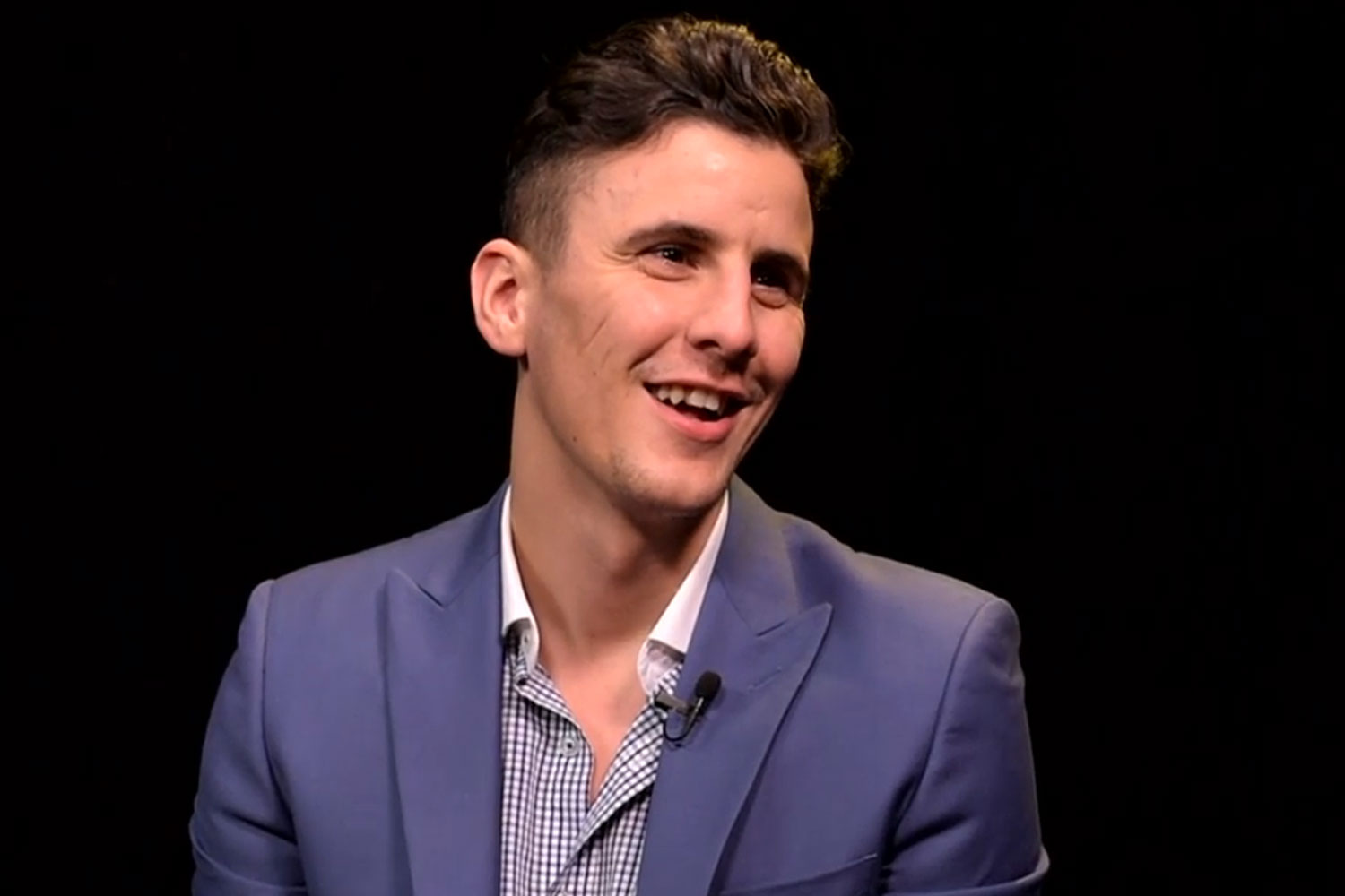 Joseph Valente: ‘I prefer not having my Dick Dastardly moustache'