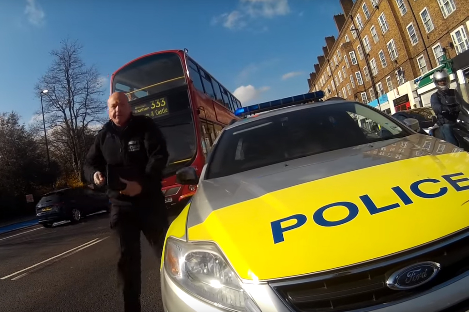 London cyclist pulled over 'for riding out of cycle superhighway'