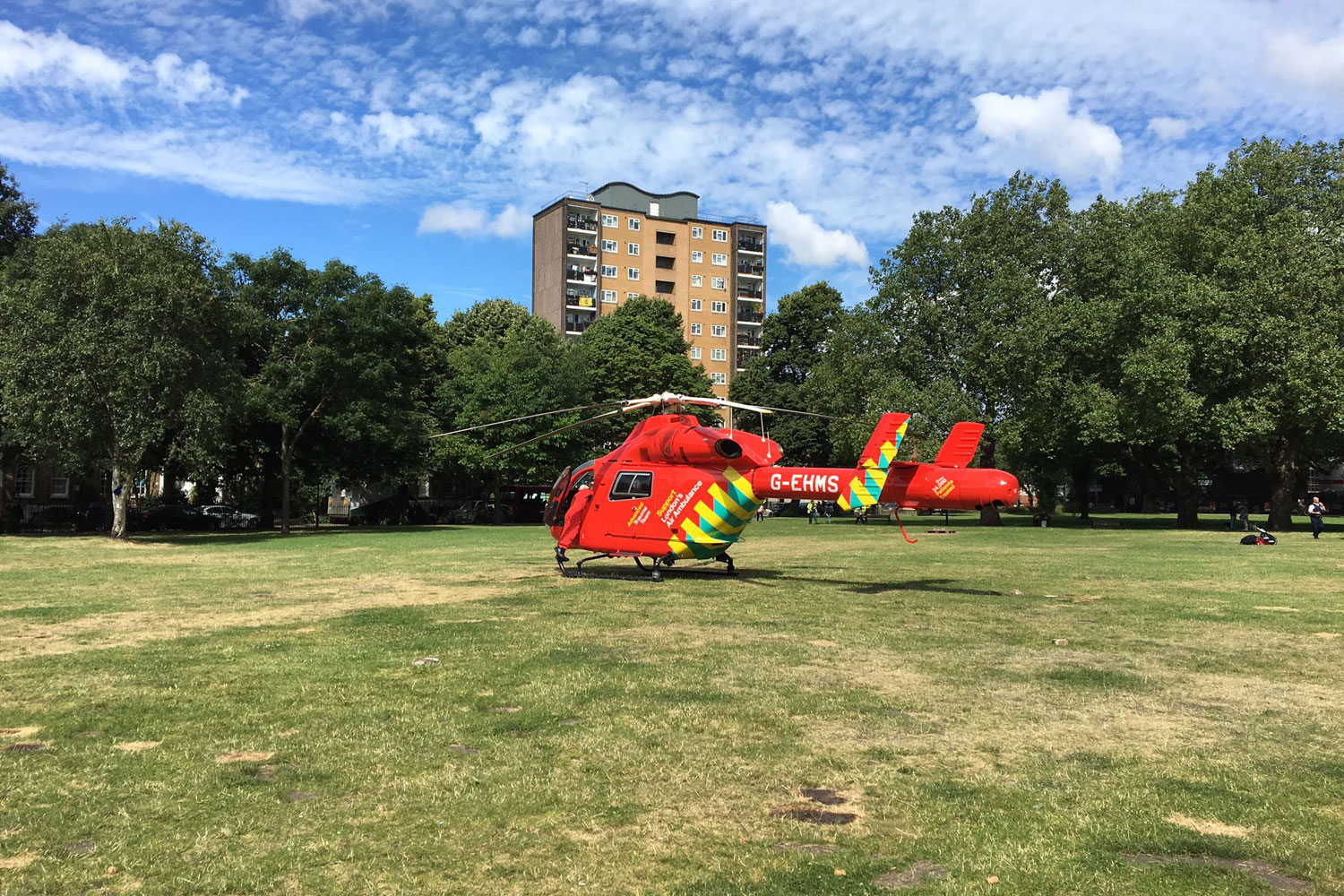 Man struck by council van while sunbathing in London Fields